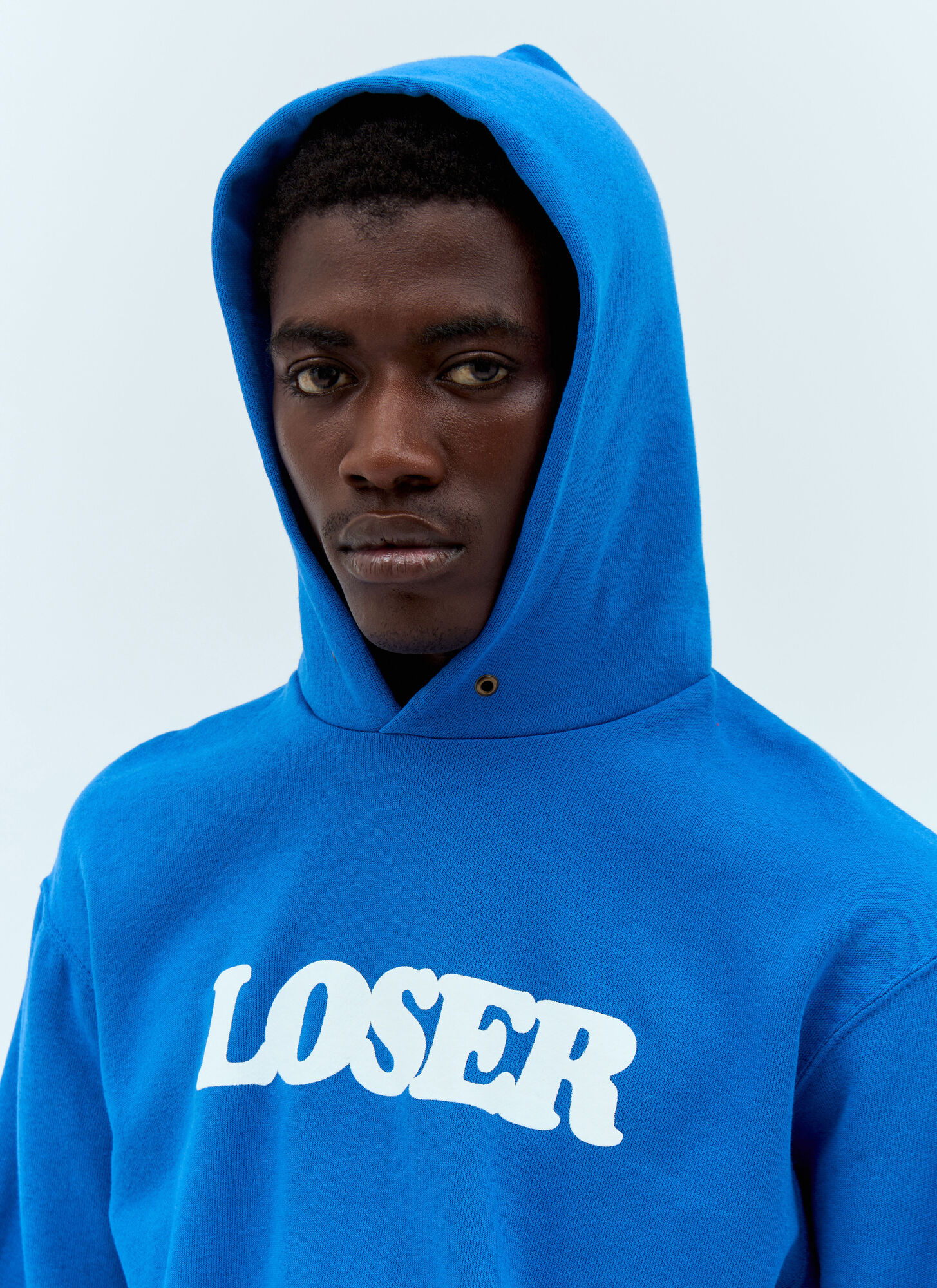  Connie Costas Connie Costas Loser Hooded Sweatshirt - Mann Sweatshirts Blue S 