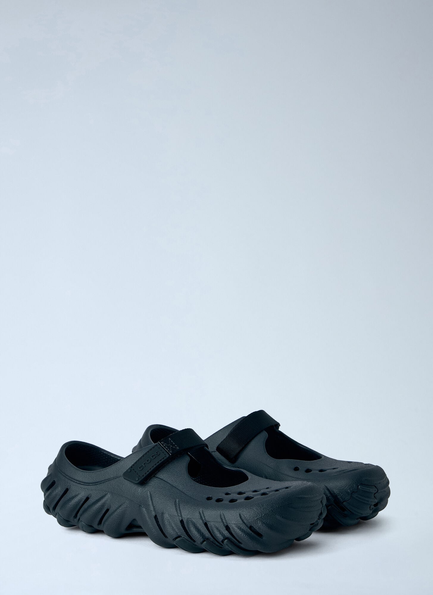  Crocs Crocs Echo Mary Jane Clogs -  Slip Ons Black Uk - 08 