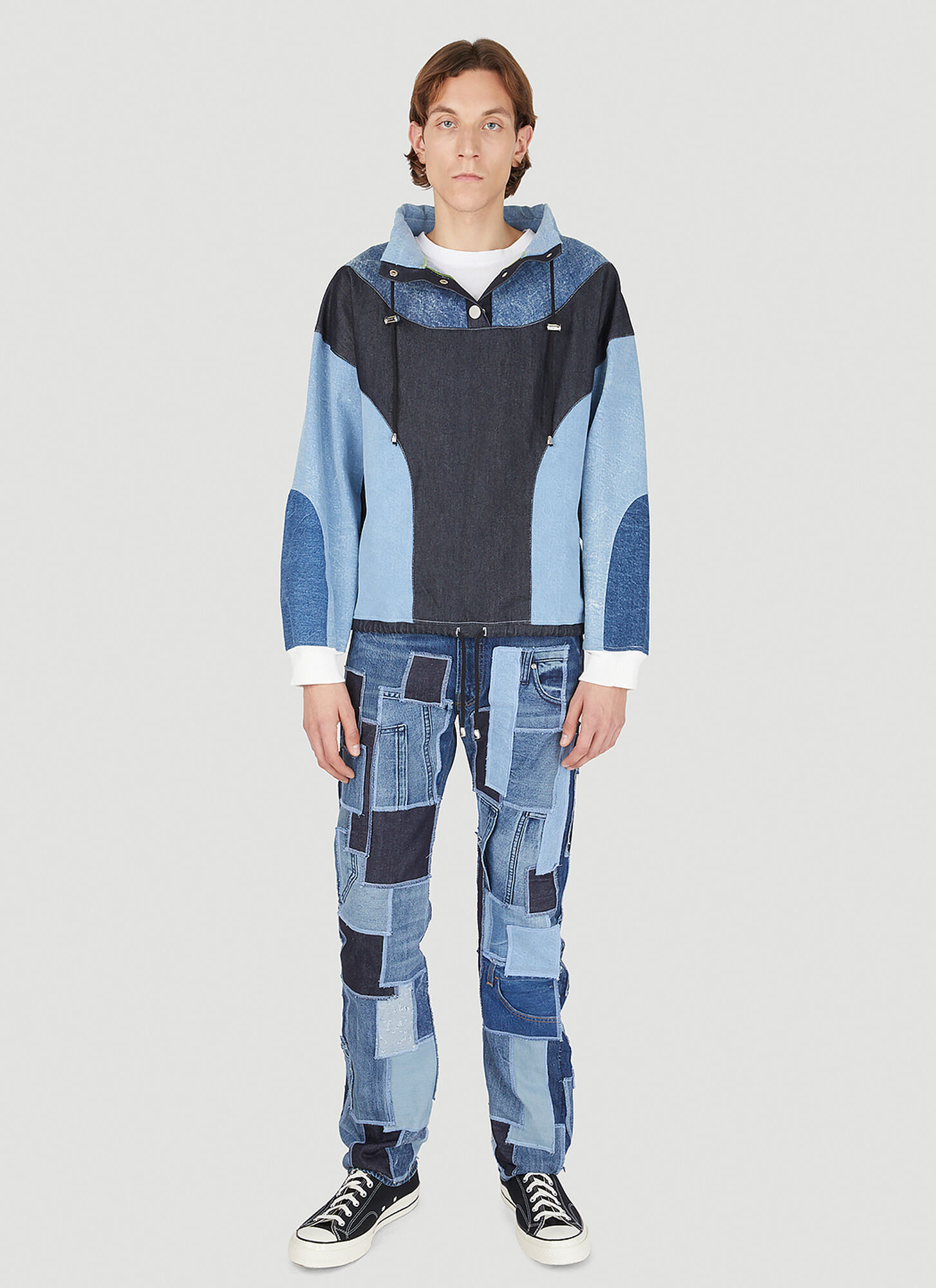  Drx Farmaxy For Ln-cc X Levi's Drx Farmaxy For Ln-cc X Levi's Drop 6 Patchwork Jeans -  Jeans Blue 28 