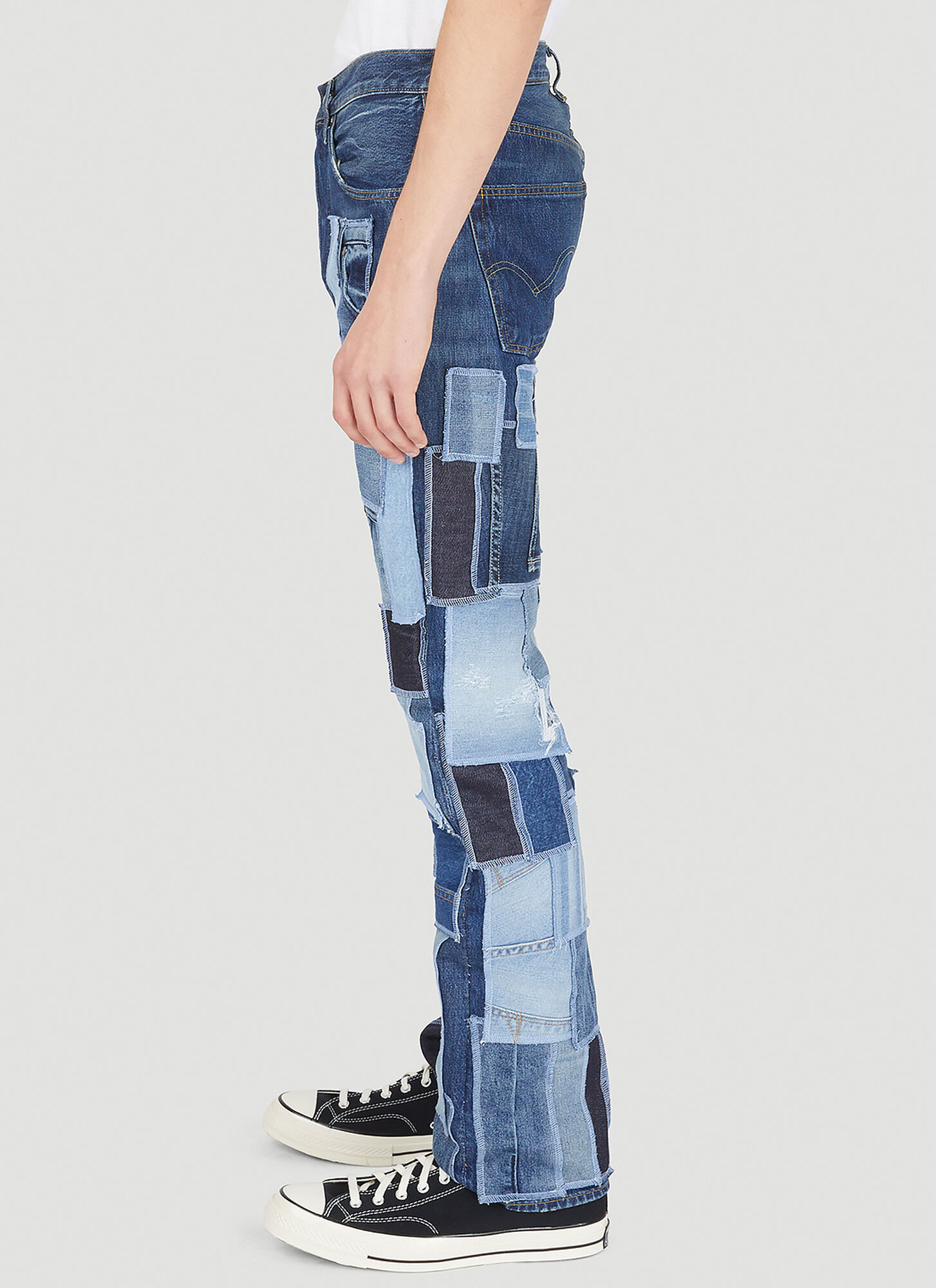  Drx Farmaxy For Ln-cc X Levi's Drx Farmaxy For Ln-cc X Levi's Drop 6 Patchwork Jeans -  Jeans Blue 28 