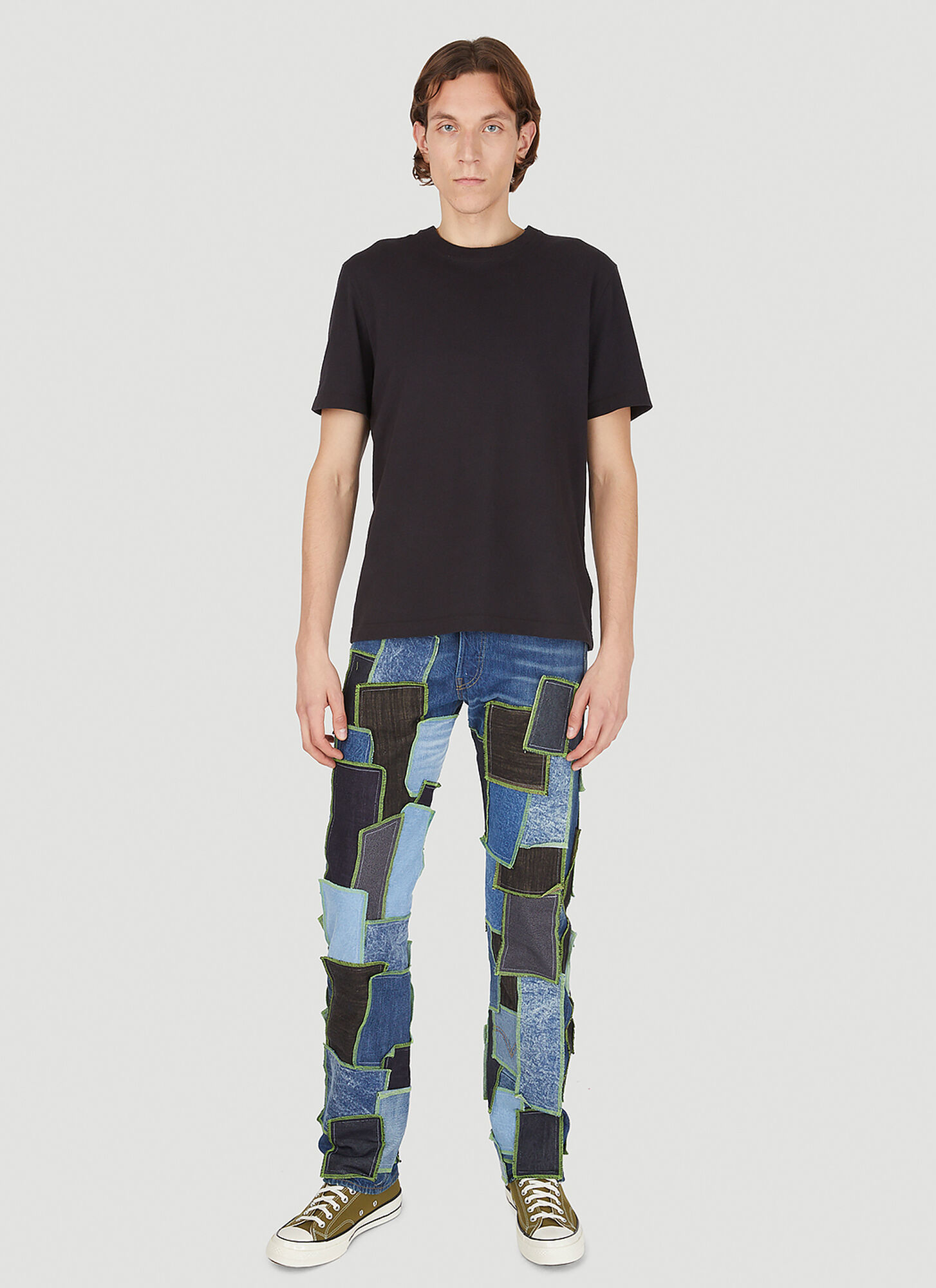  Drx Farmaxy For Ln-cc X Levi's Drx Farmaxy For Ln-cc X Levi's Drop 6 Patchwork Jeans -  Jeans Blue 29 
