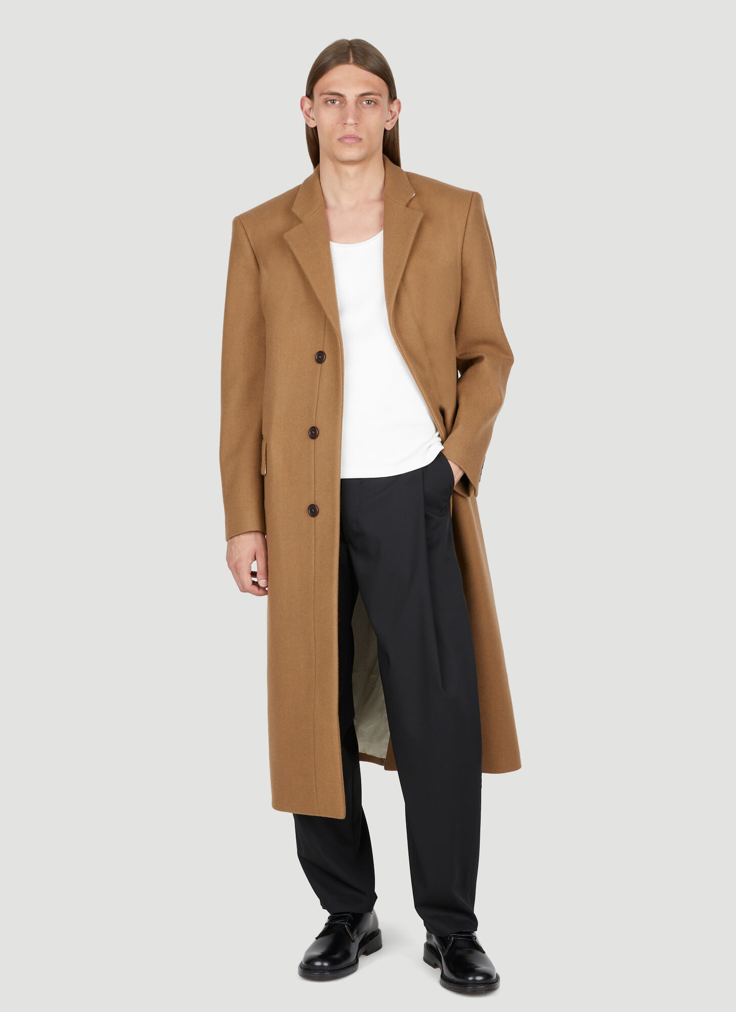  Diomene Diomene Wool Coat - Mann Mäntel Camel It - 46 