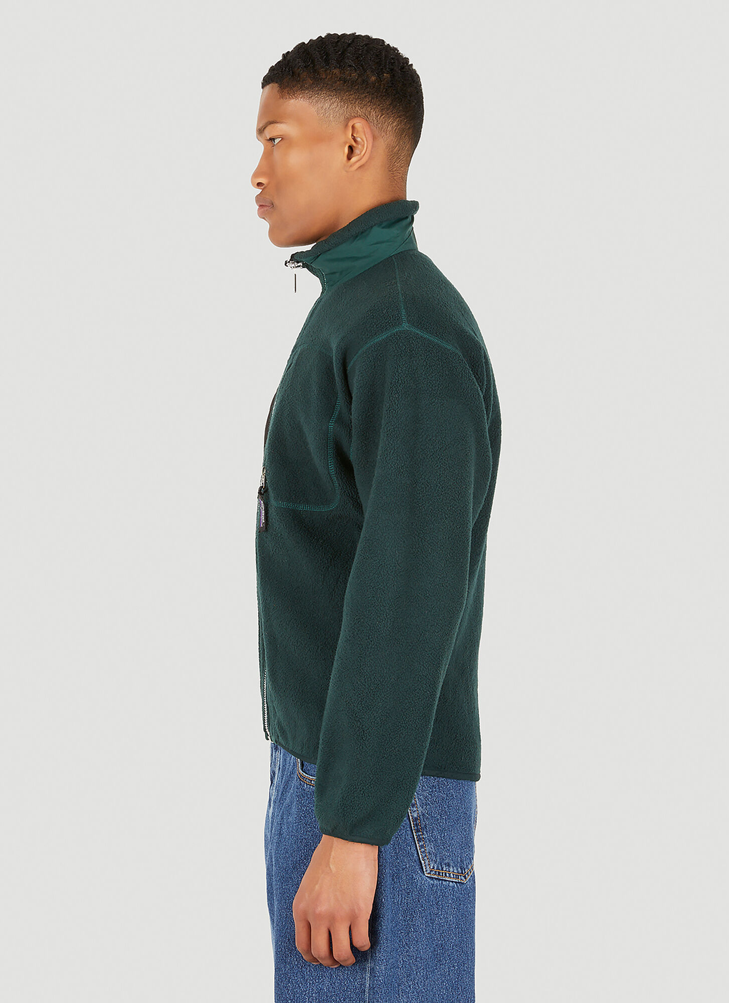  (di)vision (di)vision (di)construct Fleece Split Sweatshirt - Mann Sweatshirts Green Xl 