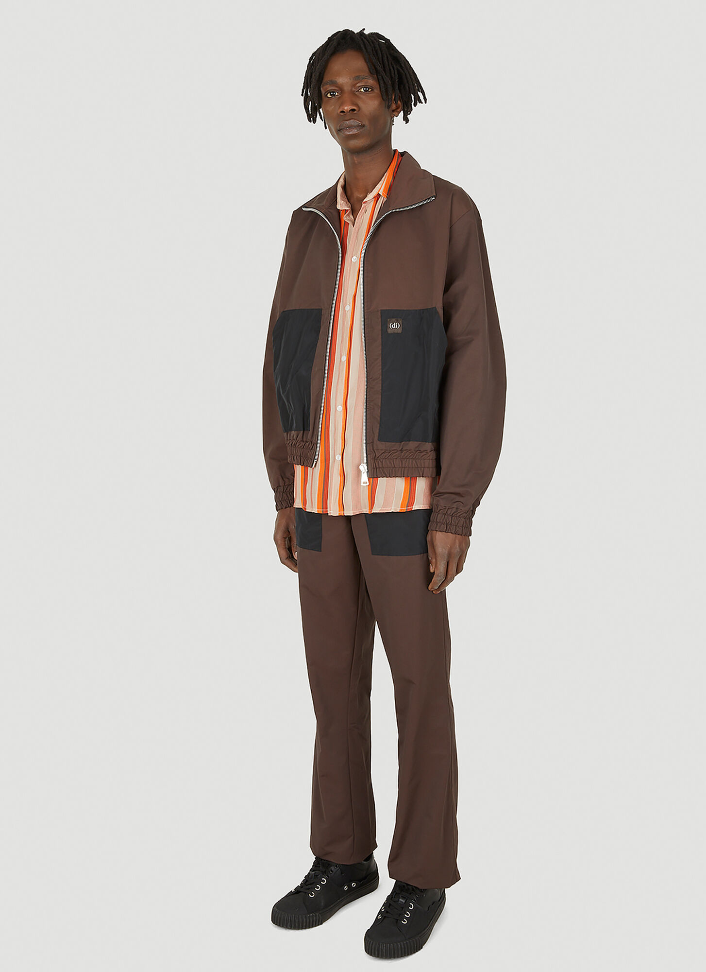  (di)vision (di)vision Split Panel Track Pants -  Trainingshosen Brown S 