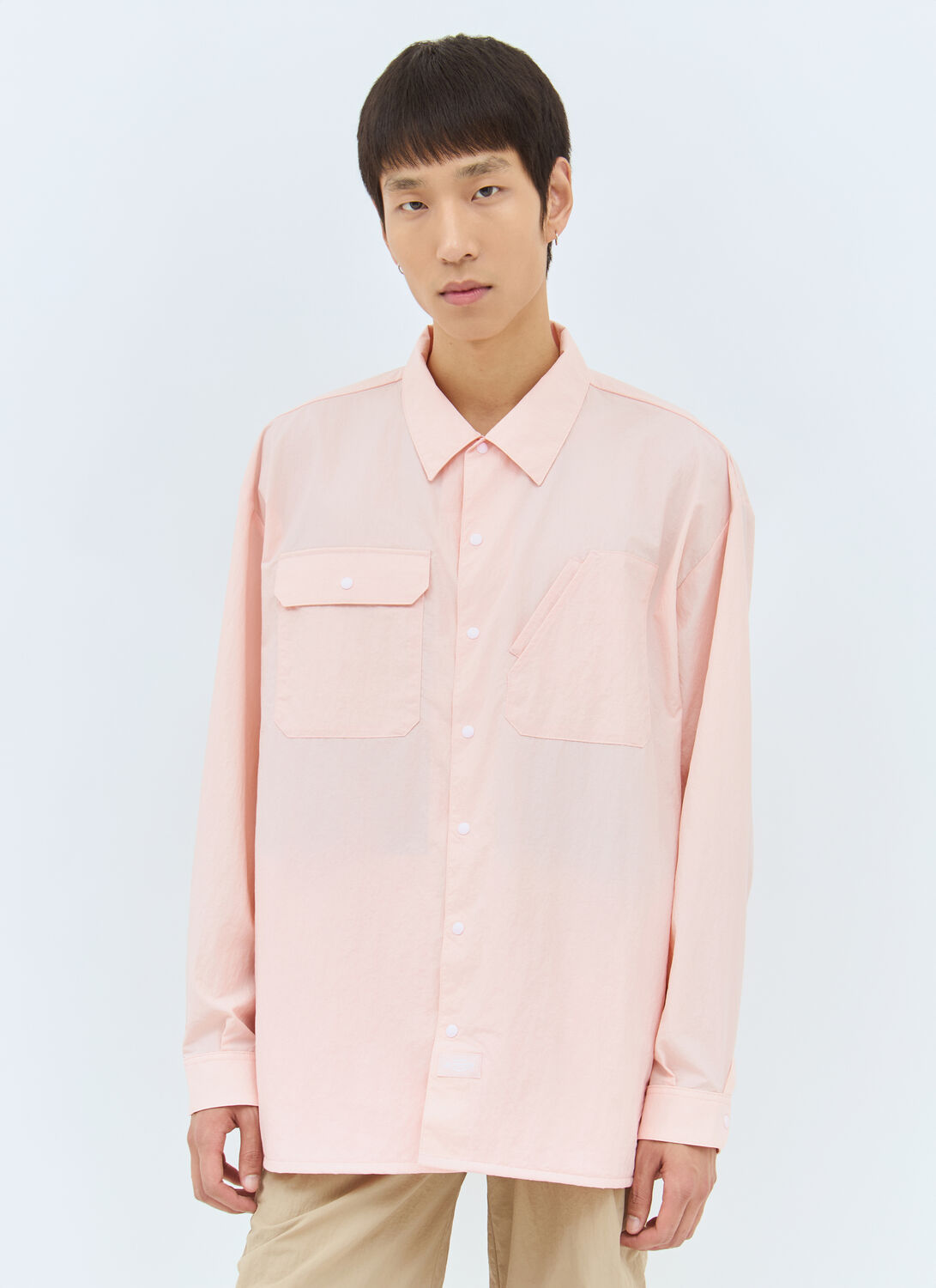 Dickies X Tokyo Design Collective Oversized Work Shirt In Pink