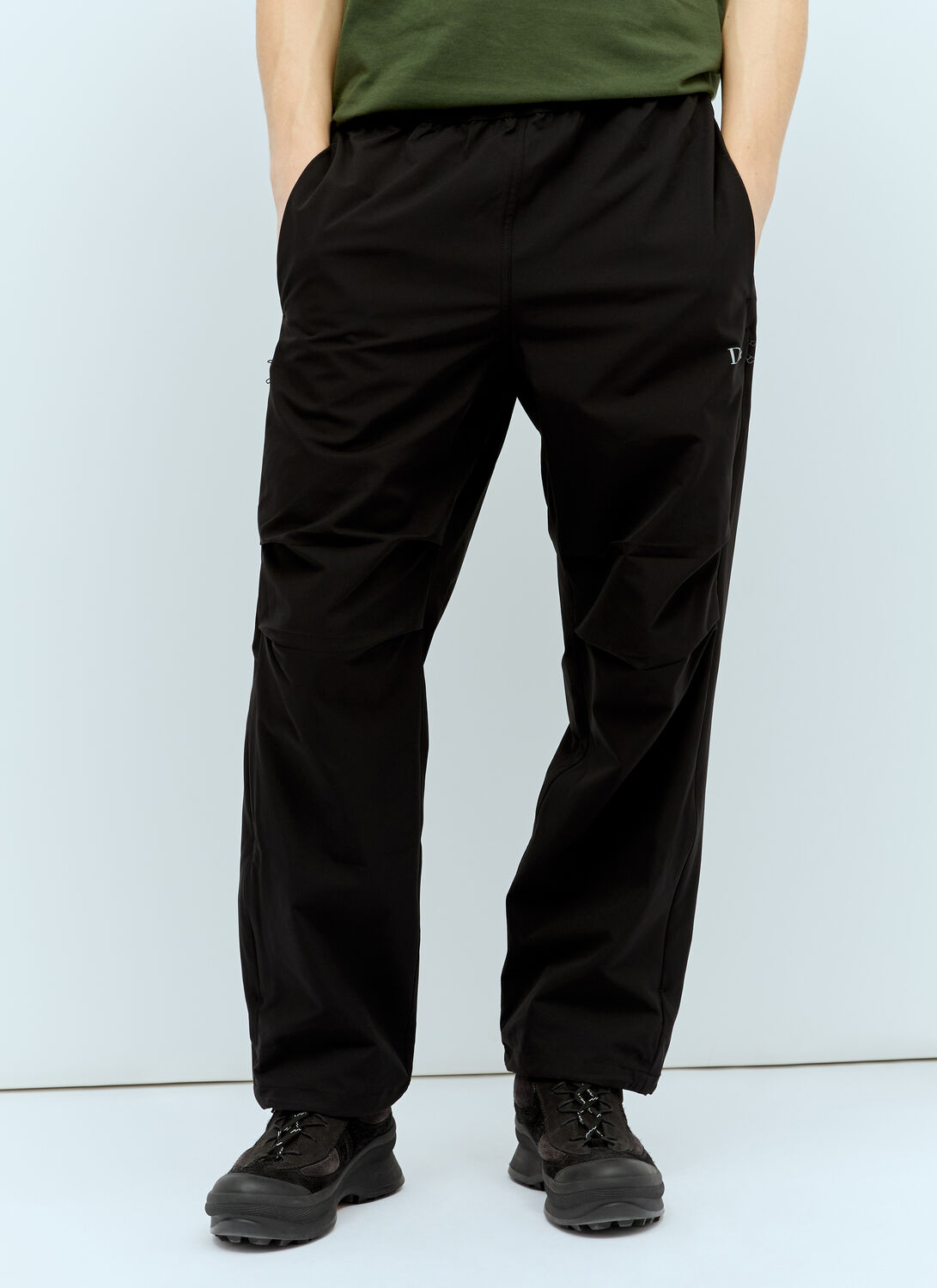 Dime Lightweight Zip Track Pants In Black