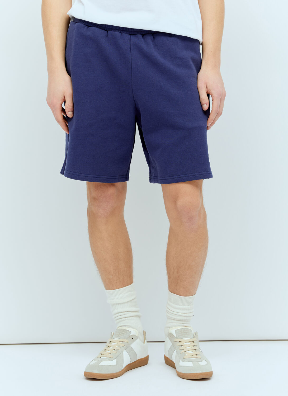 Shop Dime Classic French Terry Shorts In Blue