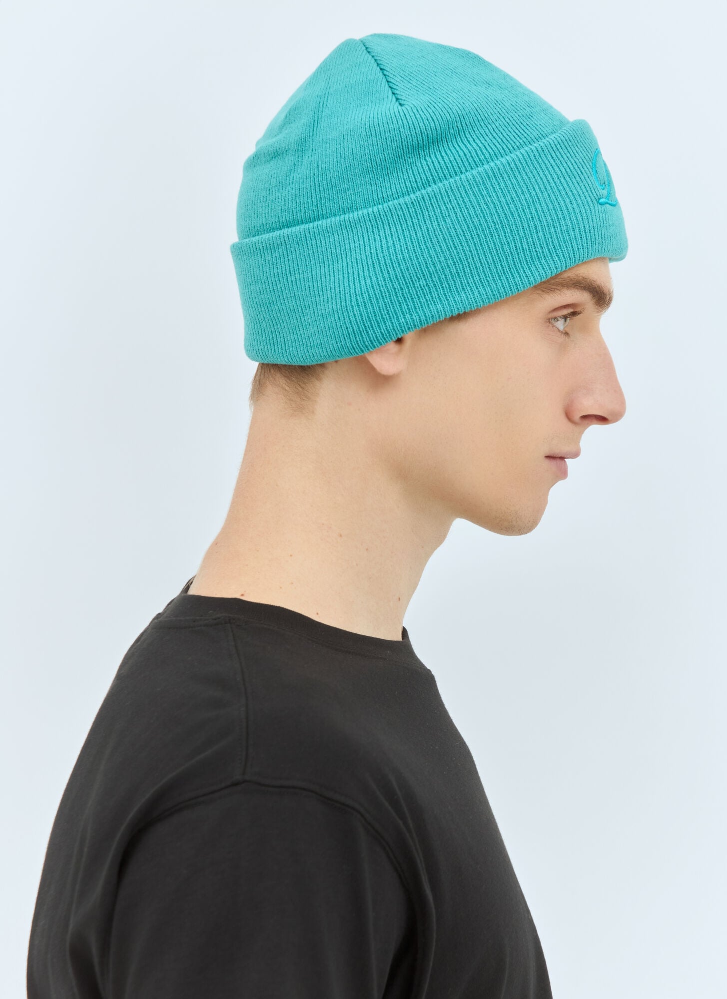  Dime Dime Cursive Beanie Hat - Mann Hats Blue One Size 
