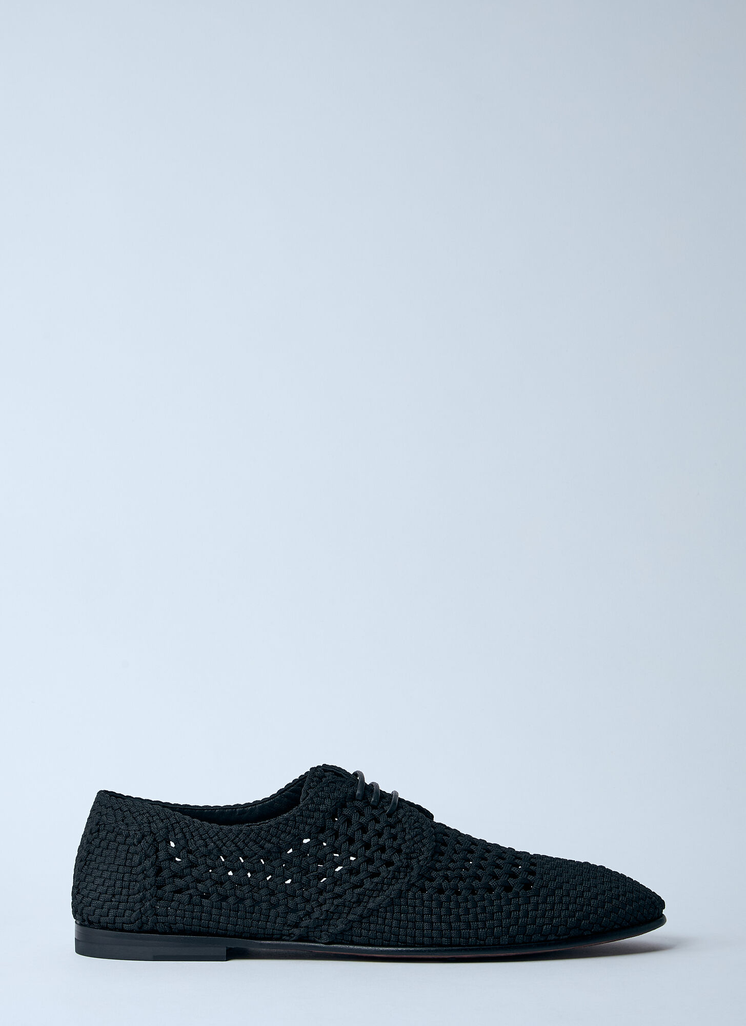 Dolce & Gabbana Men Black Woven Dress Shoes, 8 Luxury Lace Ups & Dress Shoes For Men Darveys In Black