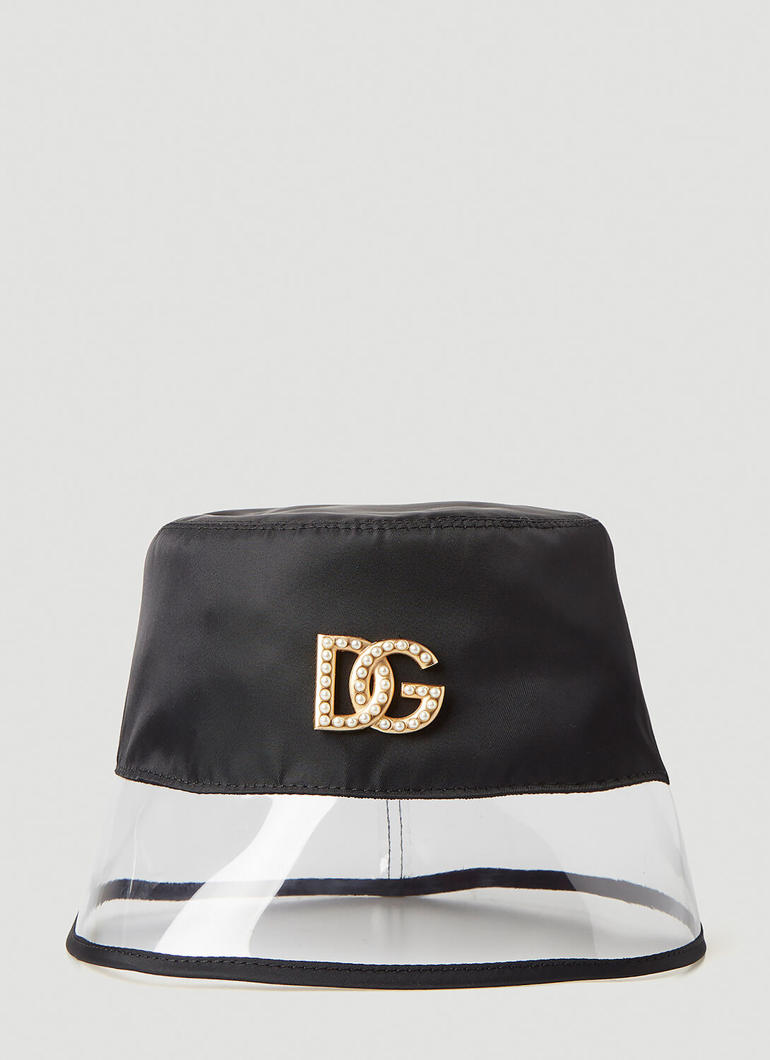 Dolce & Gabbana Embellished Logo Bucket Hat