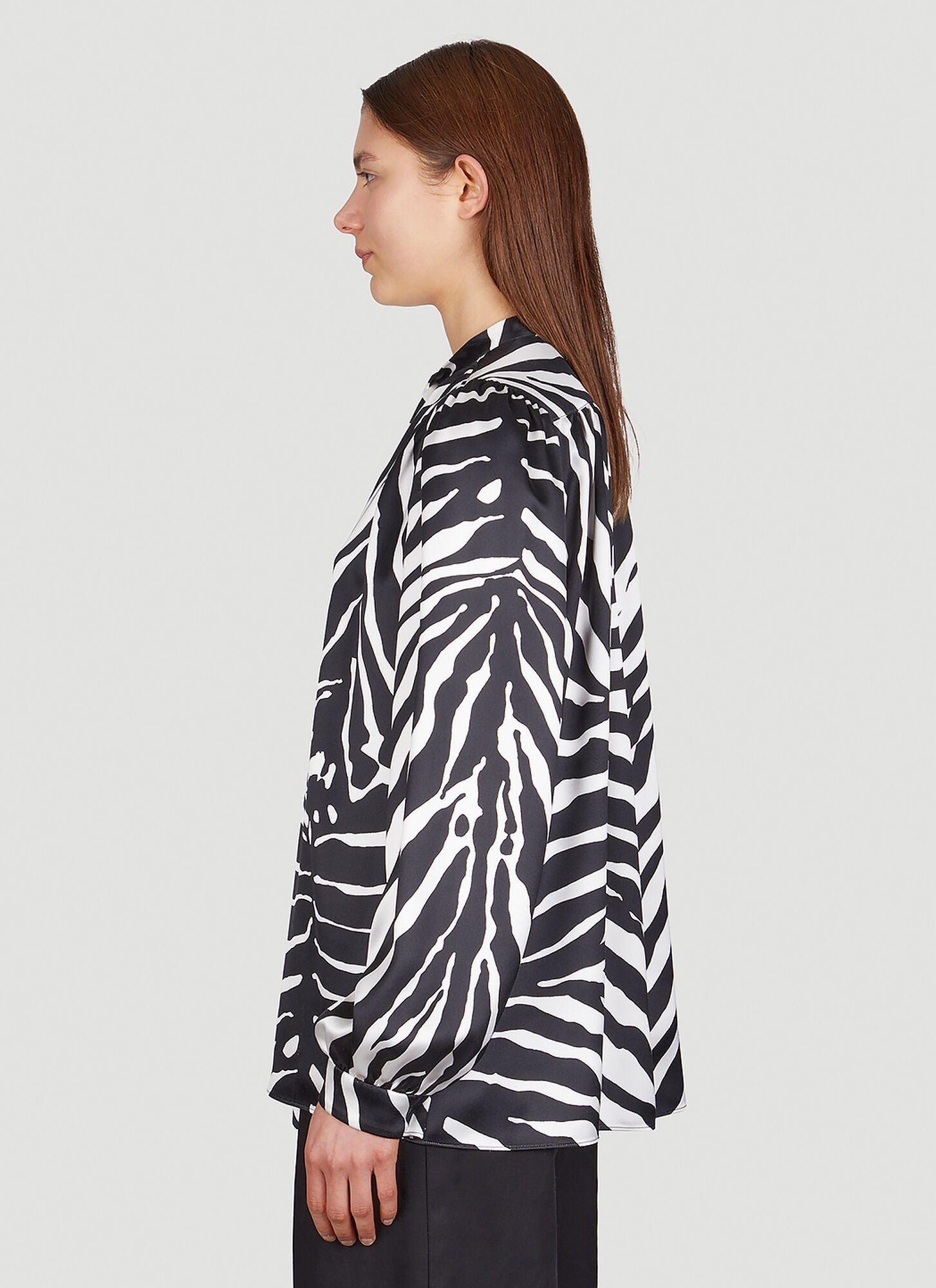  Dolce & Gabbana Dolce & Gabbana Zebra Print Shirt - Frau Hemden Black It - 38 
