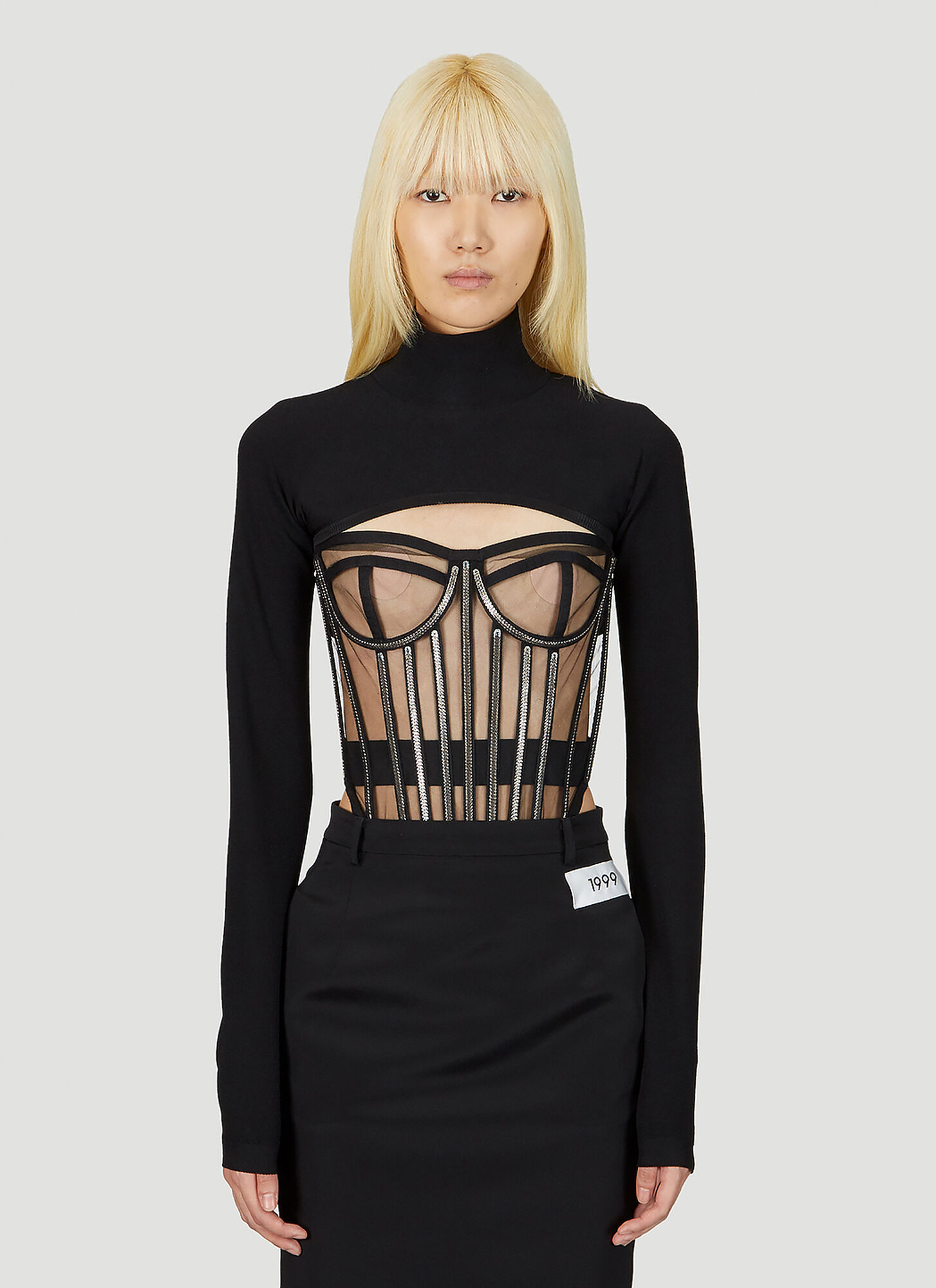  Dolce & Gabbana Dolce & Gabbana Kim High Neck Bolero - Frau Strick Black It - 40 