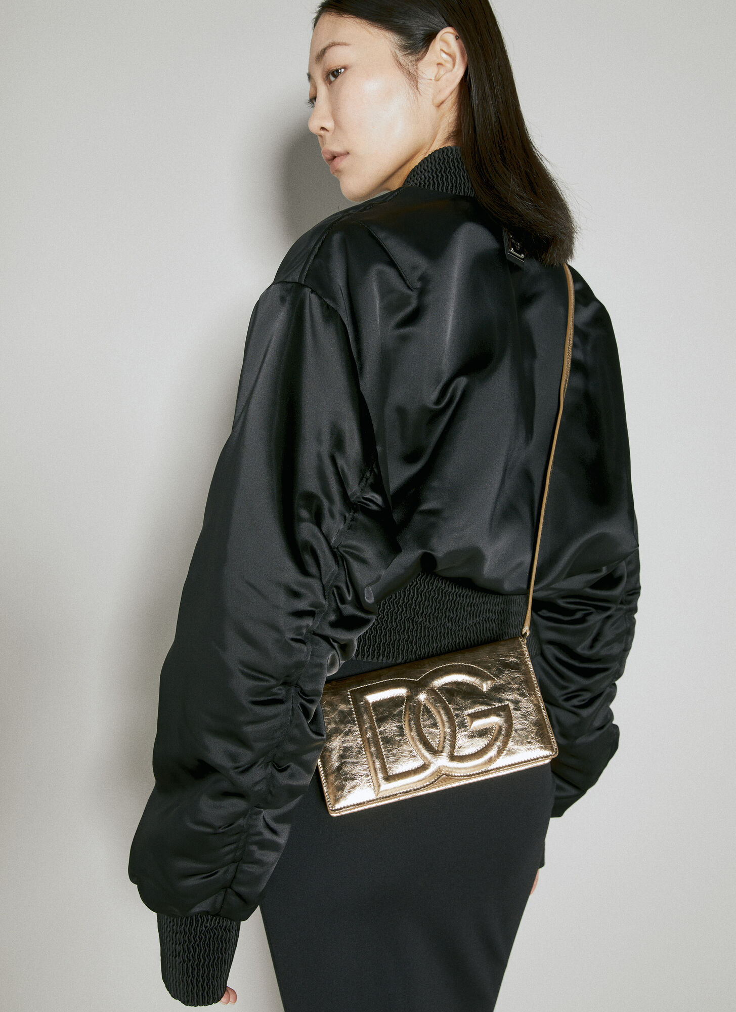 Dolce & Gabbana Dg Phone Shoulder Bag - Woman Shoulder Bags Gold One Size