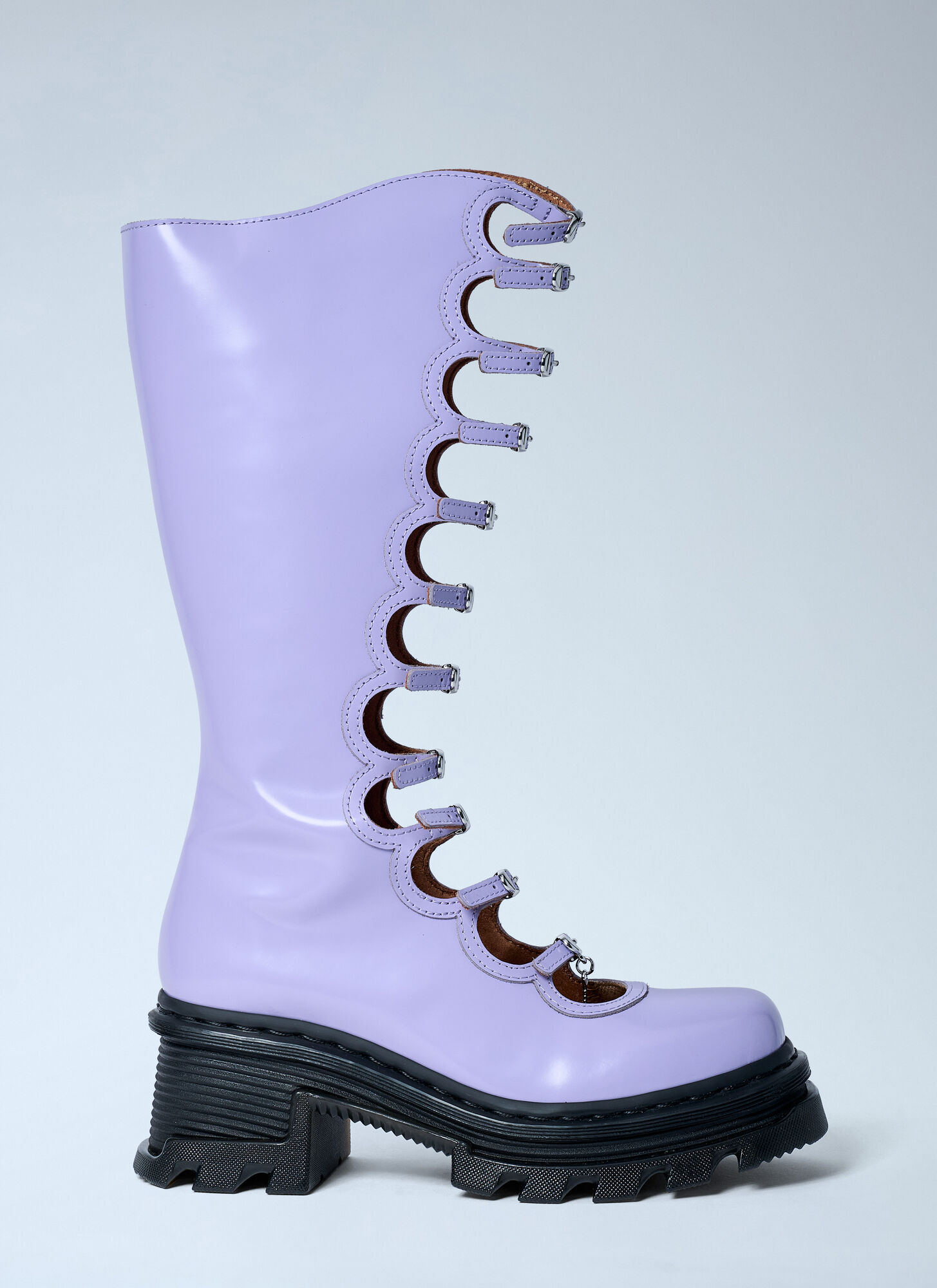 Dr Martens X Marc Jacobs Kiki Platform Boots In Blue