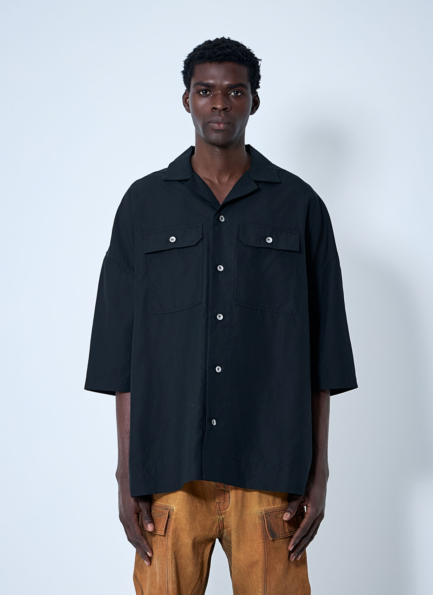 Shop Rick Owens Drkshdw Tommy Shirt In Black