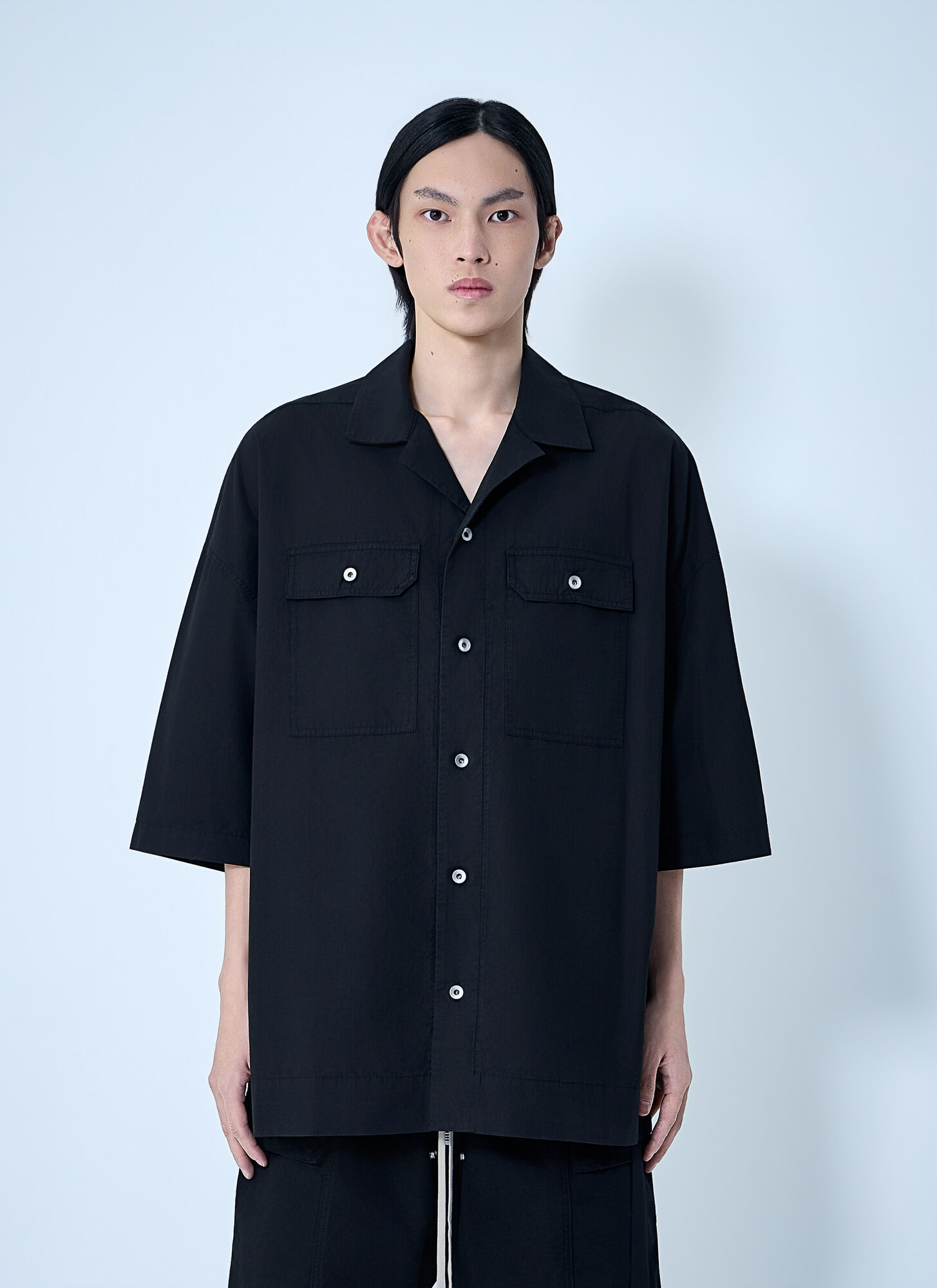 Rick Owens Drkshdw Men's Black Magnum Tommy Shirt - Man Shirts Xl