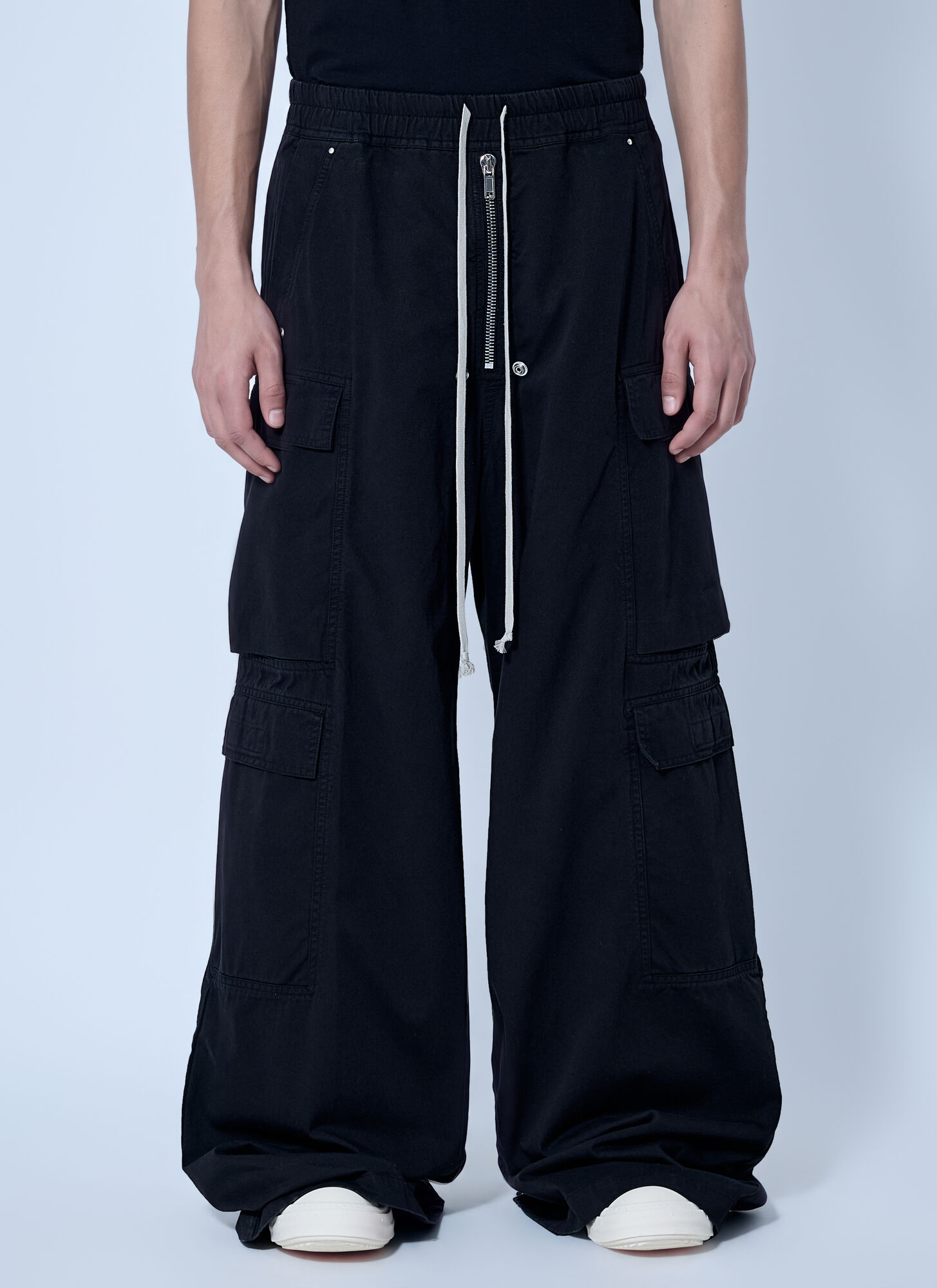 Rick Owens Drkshdw Men's Black Double Cargo Jumbo Belas Pants - Man Pants Xl