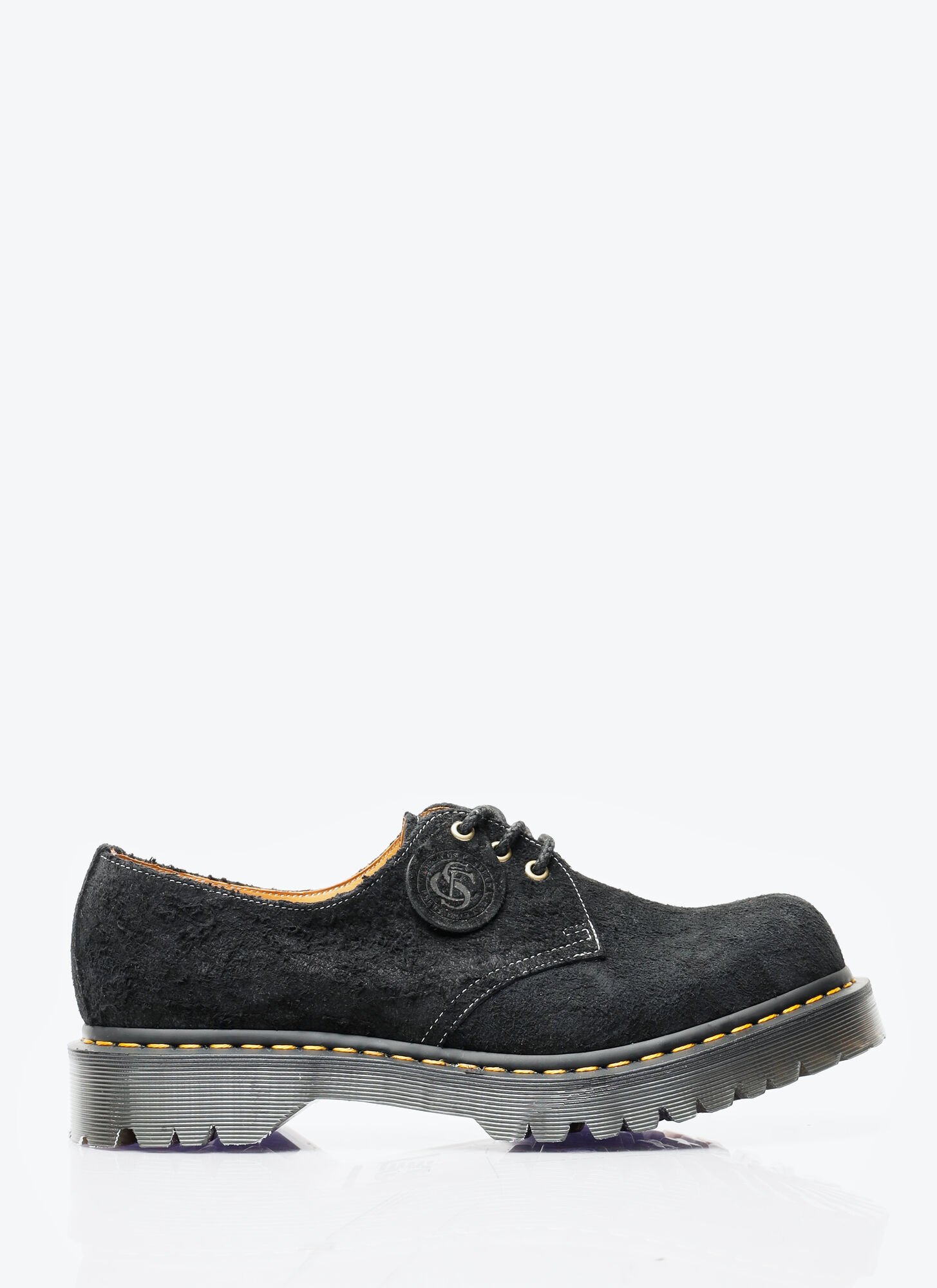 Dr. Martens' 1461 Bex Grand Canyon Suede Lace-up Shoes In Black