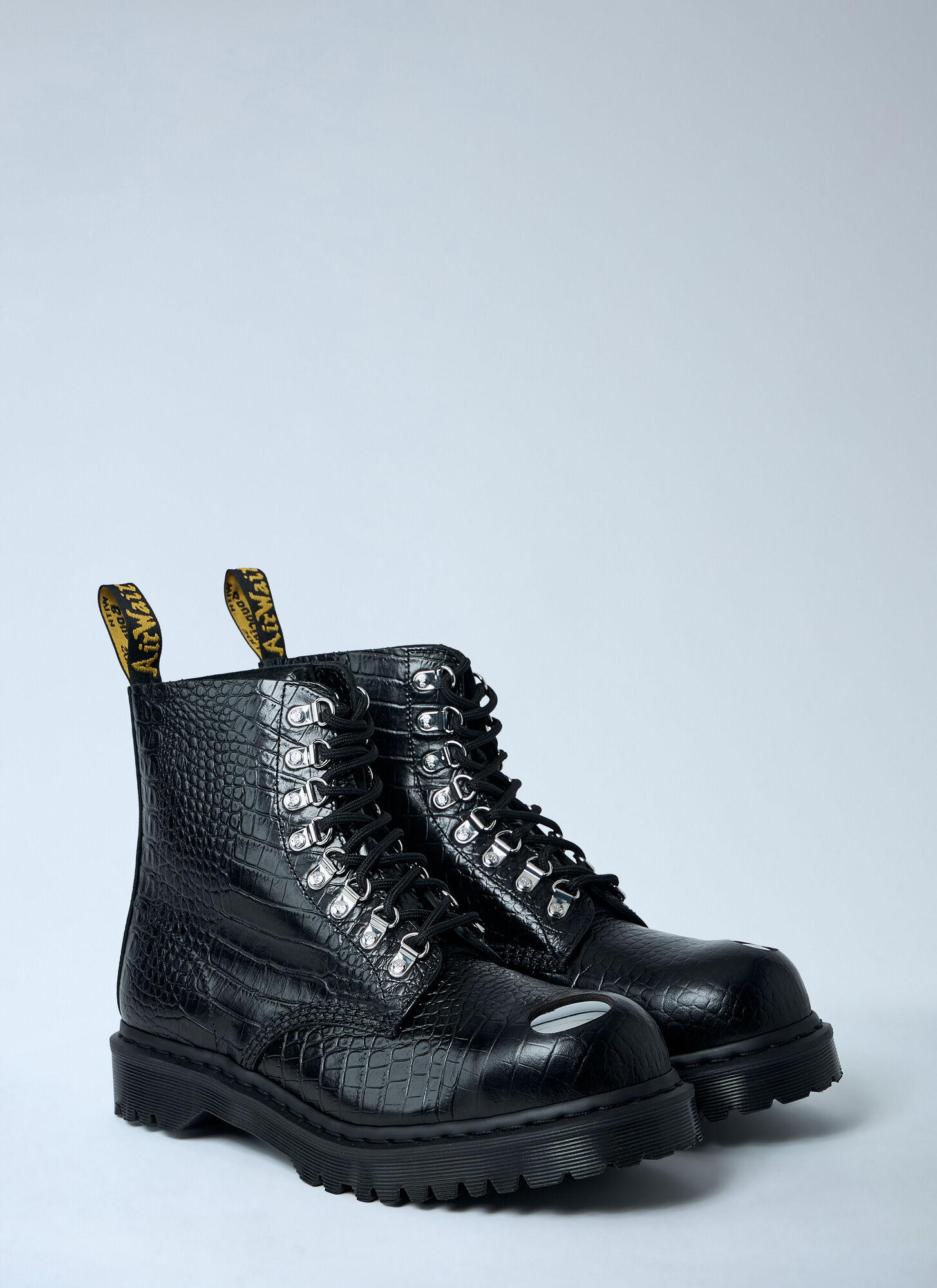  Dr. Martens Dr. Martens 1490 Pascal Steel Toe Boots -  Stiefel Black Uk - 04 