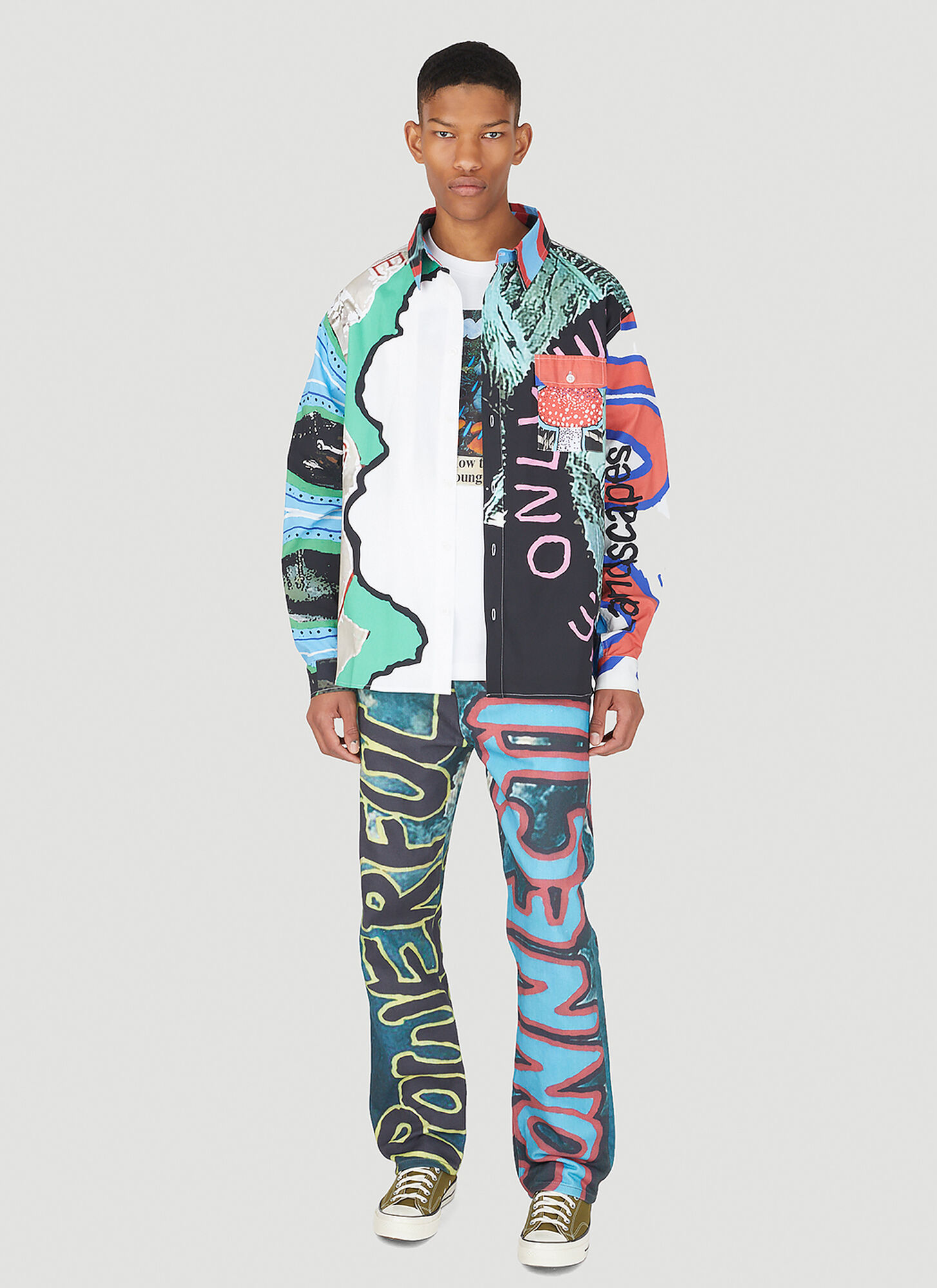  Drx X Stefan Meier X Ln-cc Drx X Stefan Meier X Ln-cc Pollution Shirt -  Hemden Multicolour L 