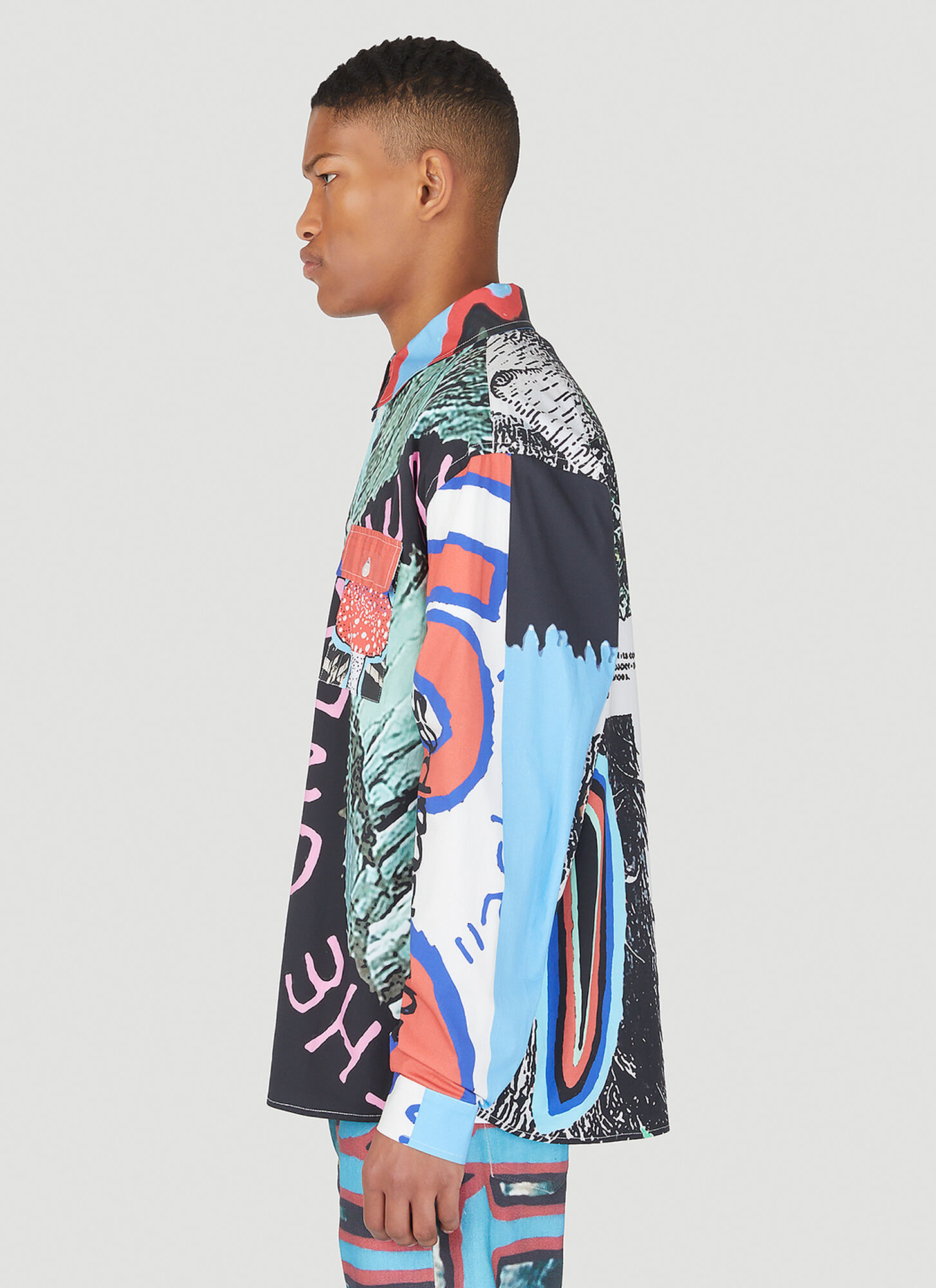  Drx X Stefan Meier X Ln-cc Drx X Stefan Meier X Ln-cc Pollution Shirt -  Hemden Multicolour L 