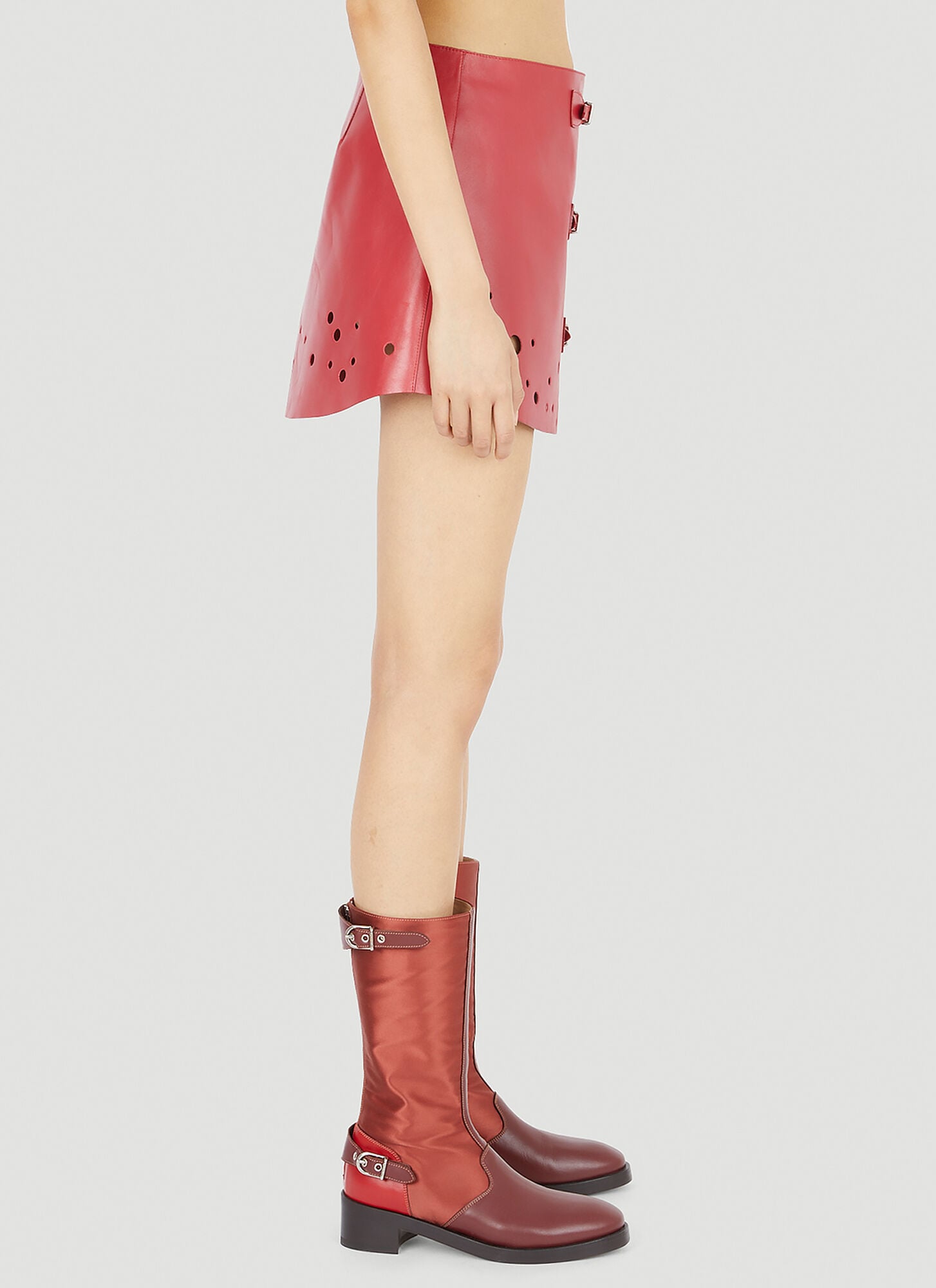  Durazzi Milano Durazzi Milano Cut Out Mini Skirt - Frau Röcke Red It - 40 