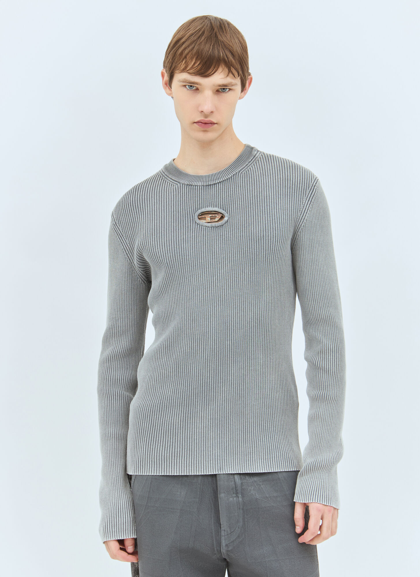 Diesel Men's Grey K-Darin-R Top - Man Tops Xl