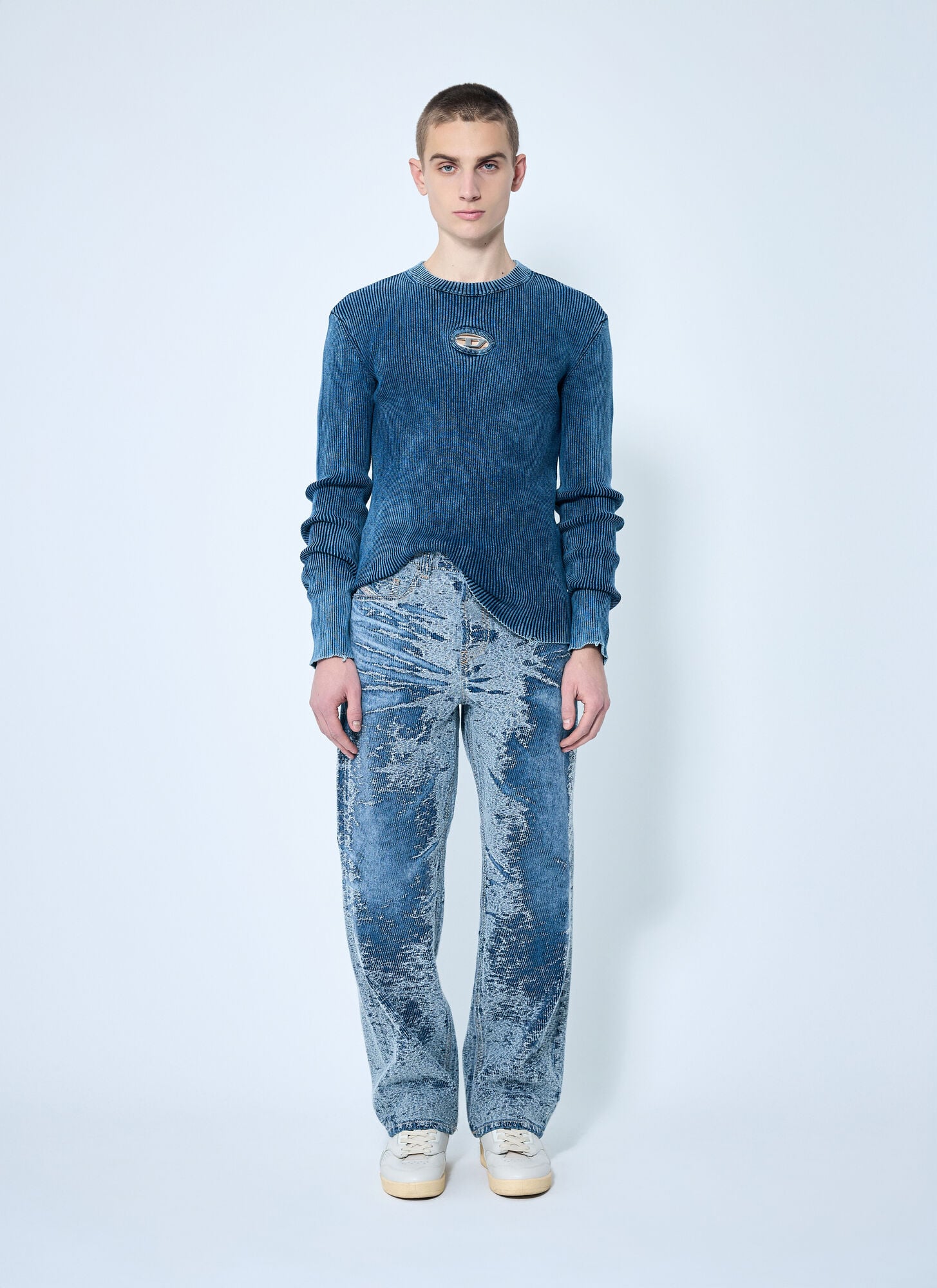  Diesel Diesel K-darin-d Sweater - Mann T-shirts Blue Xl 
