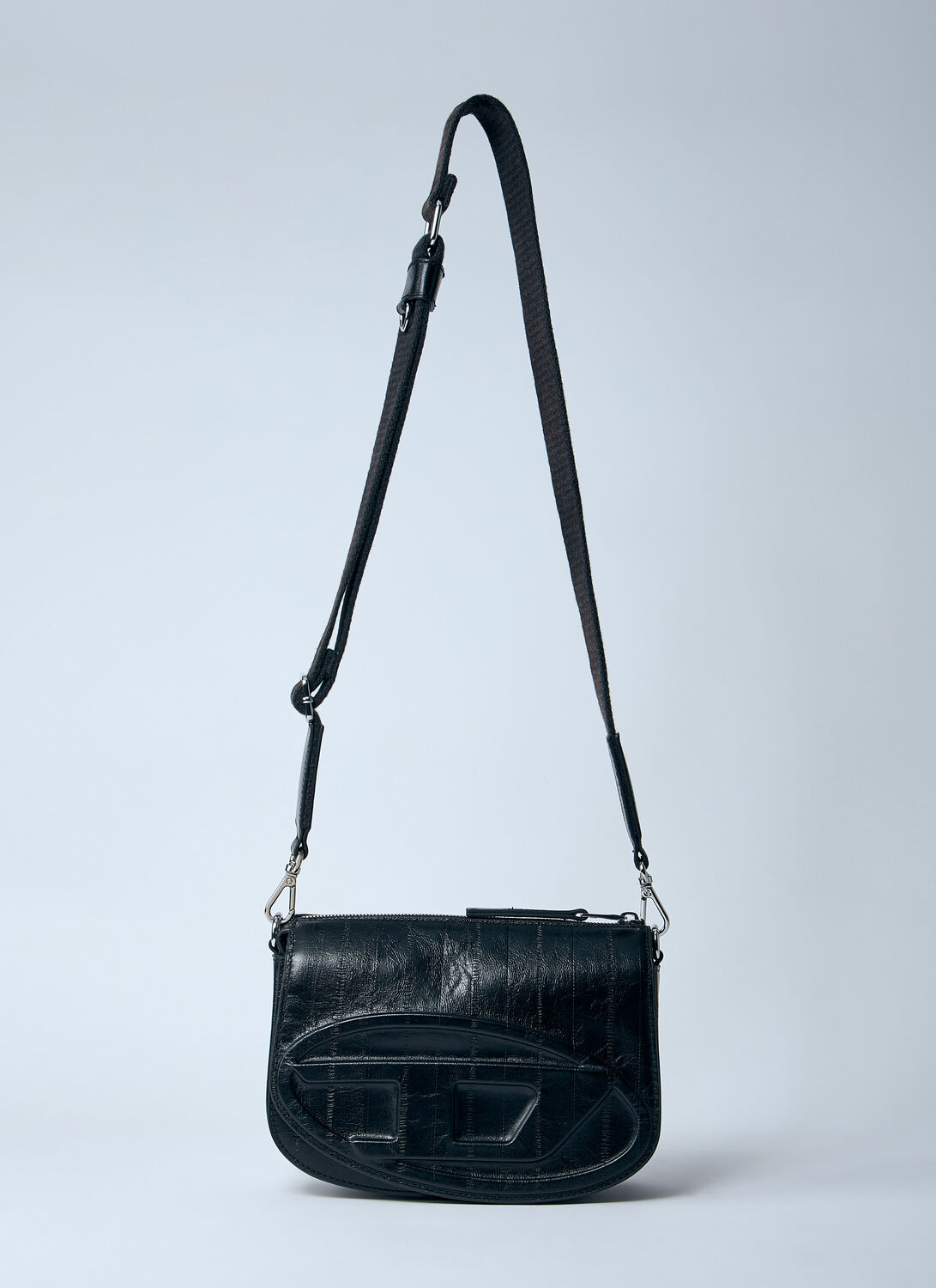 Diesel 1dr Camera Crossbody Bag - Man Crossbody Bags Black One Size