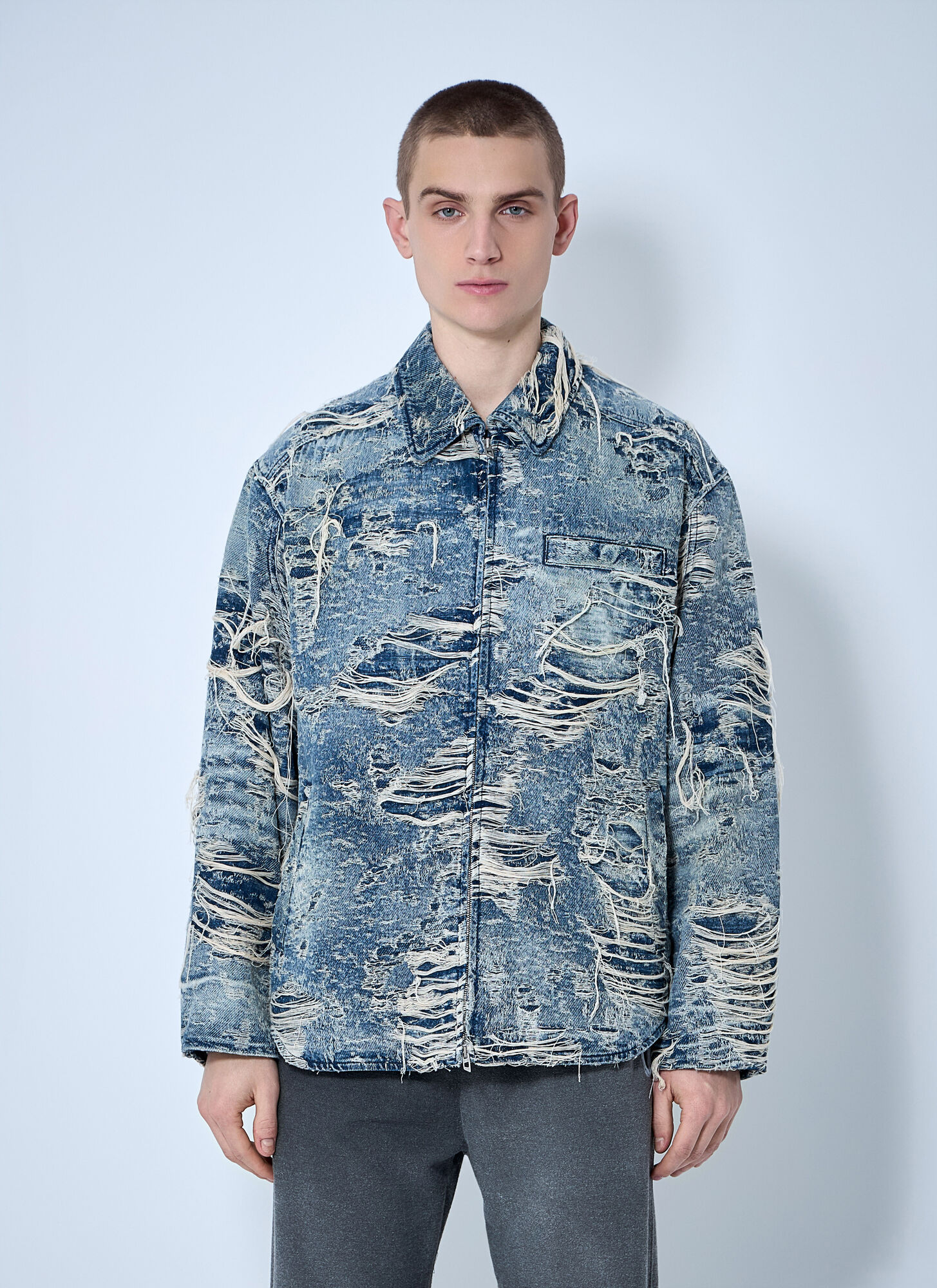 Diesel D-ivar-fsg1 Jacket - Mann Jacken Denim L
