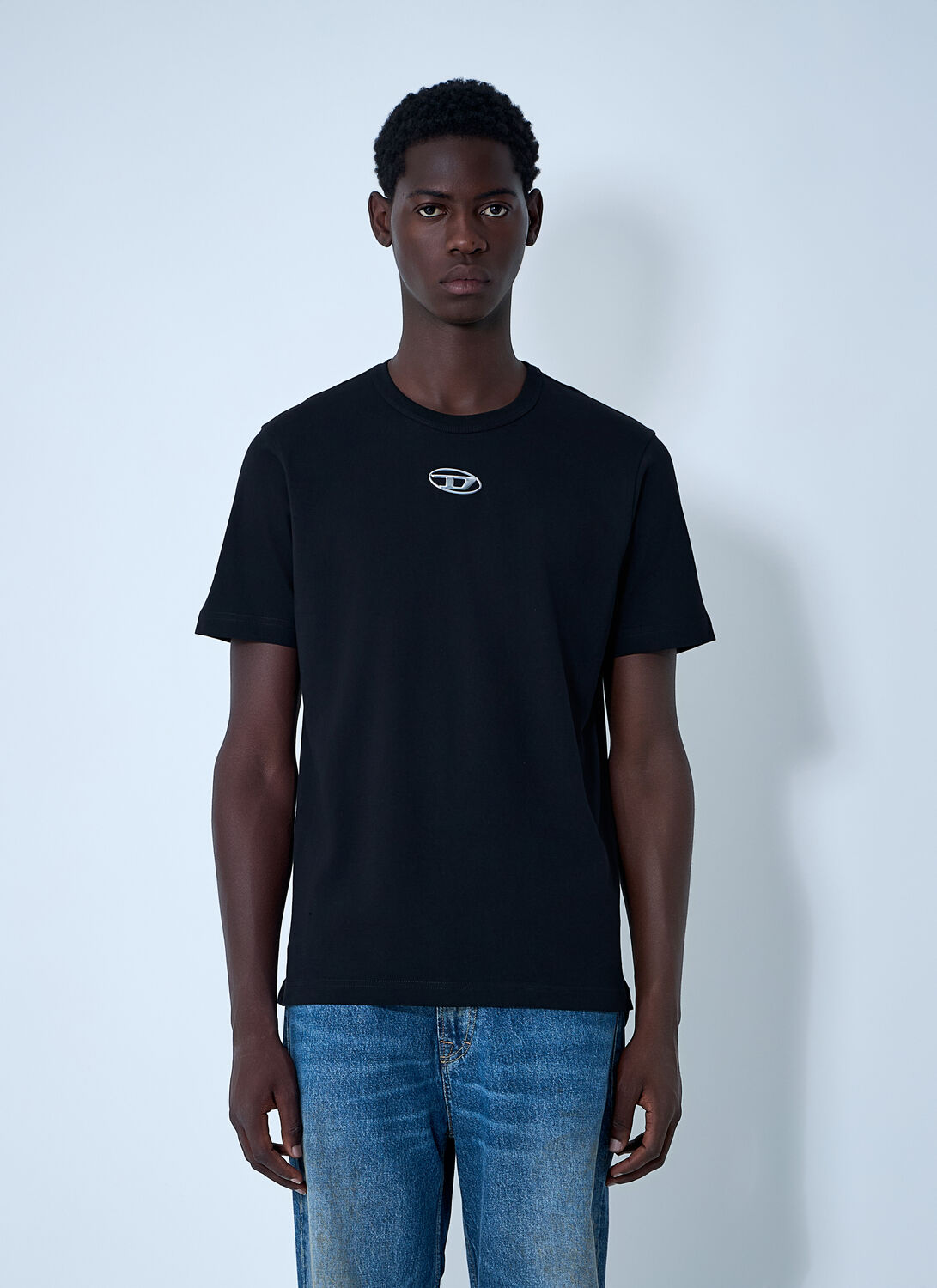 Diesel T-adjust-od T-shirt In Black