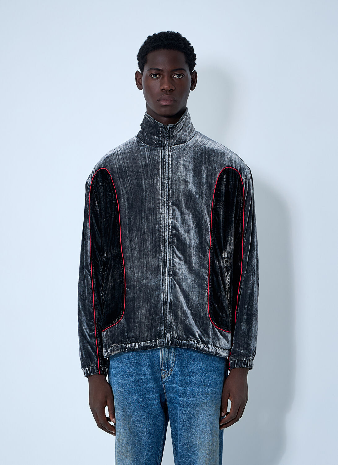 Diesel Men Jay-hay Track Jacket In Black
