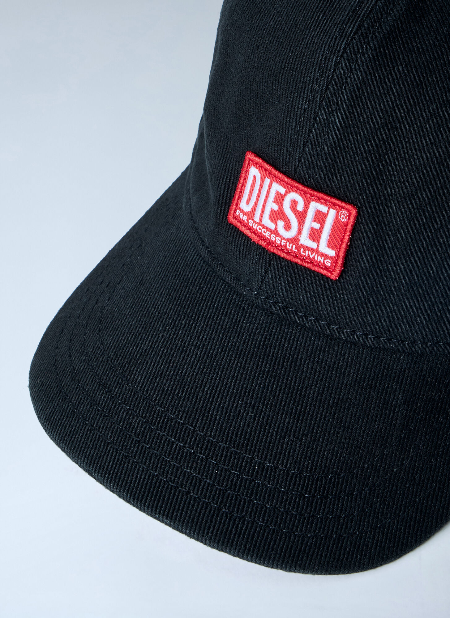  Diesel Diesel Logo Motif Baseball Cap - Mann Hats Black 1 
