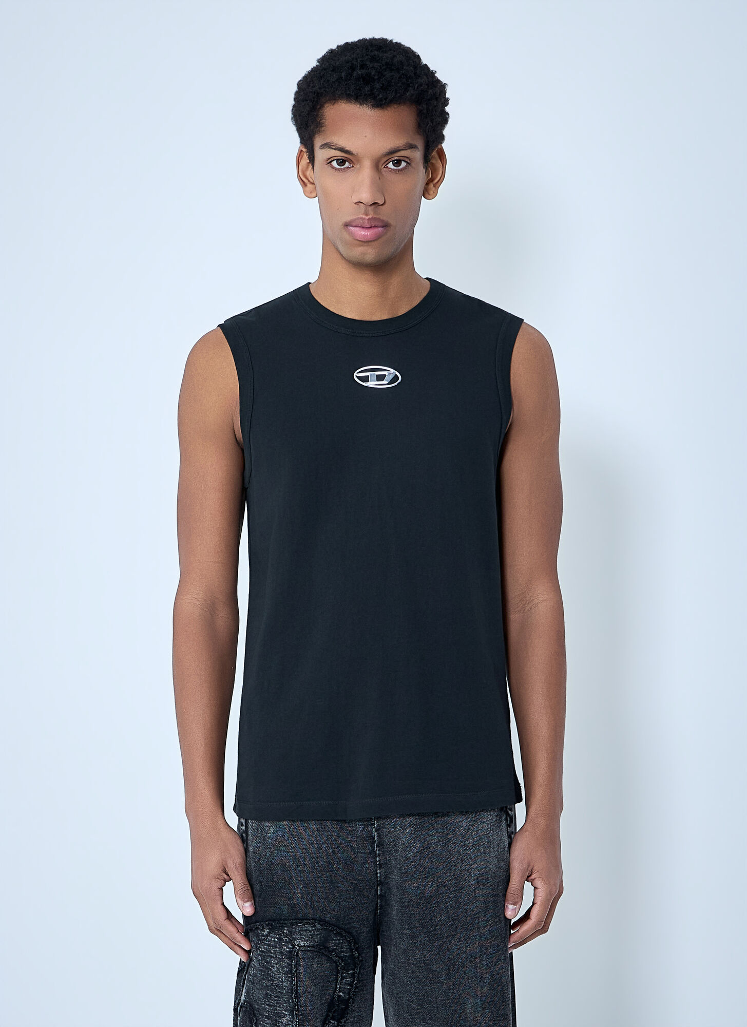Diesel T-Bisco-Iod 上衣 - Male 上衣 Black Xxl