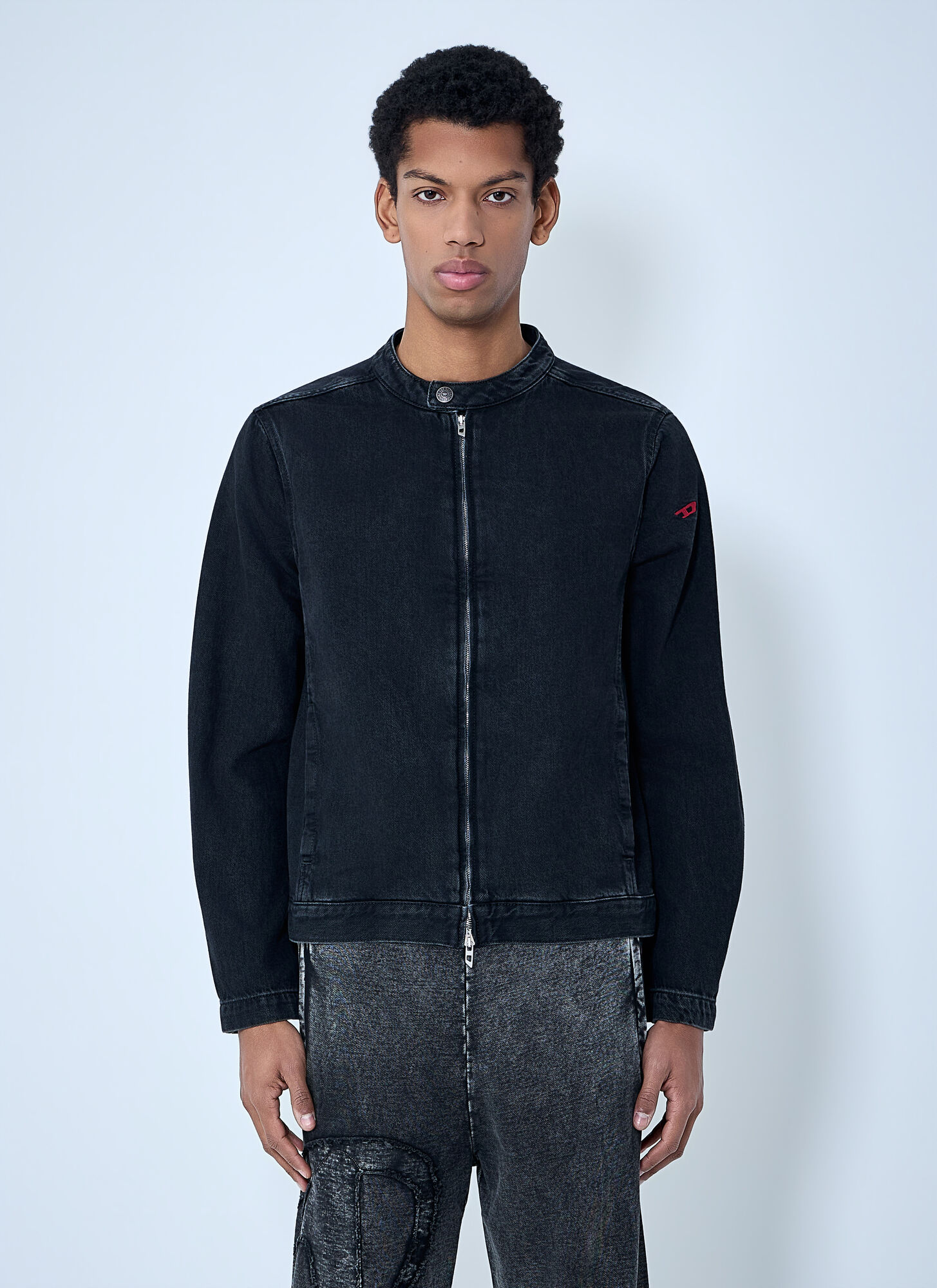Diesel Men's Black D-Glory Jacket - Man Jackets M
