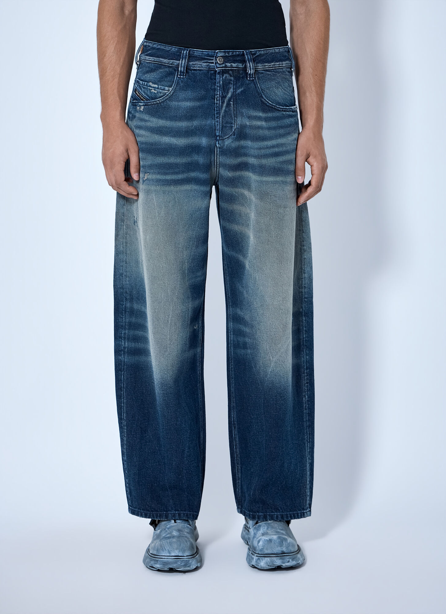 Diesel Men's Blue D-Enim-M 1997 Jeans - Man Jeans 32