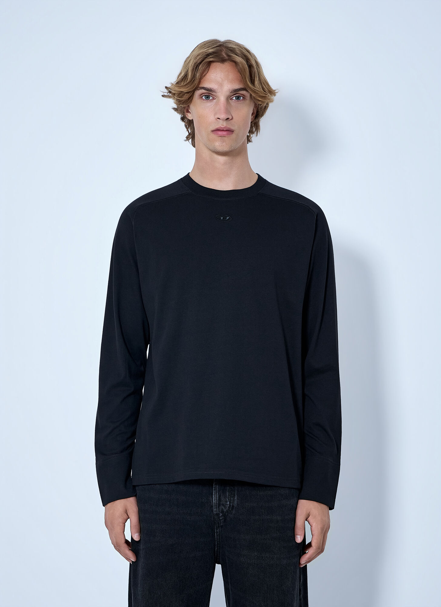 Diesel T-Kristian Top - Man Sweatshirts Black Xl