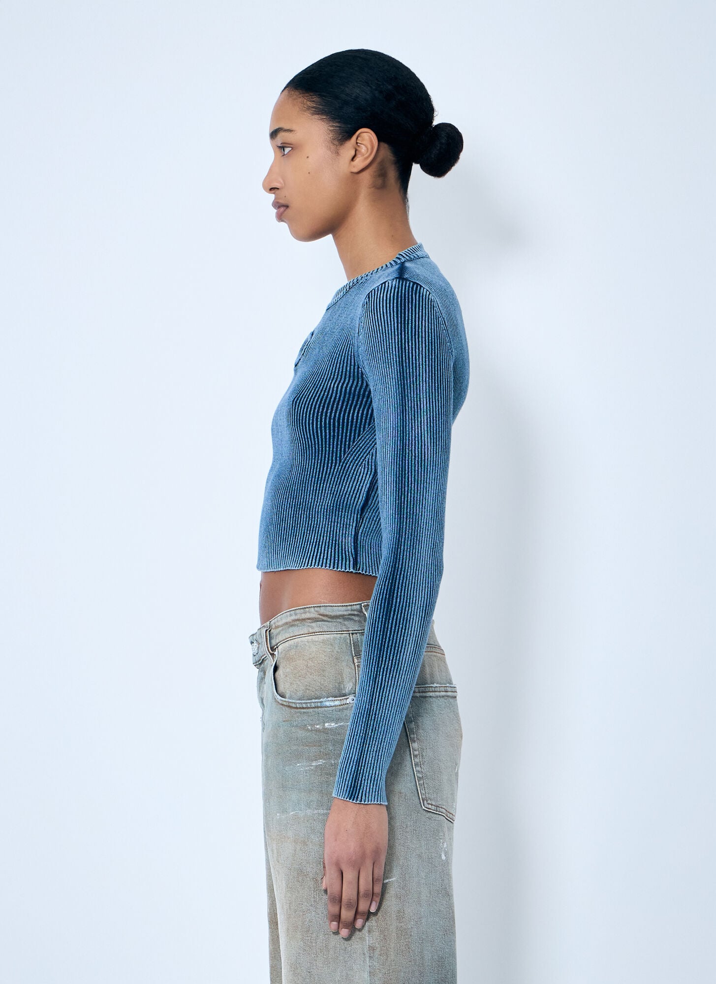  Diesel Diesel M-anchor-a Top - Frau Tops Blue Xs 