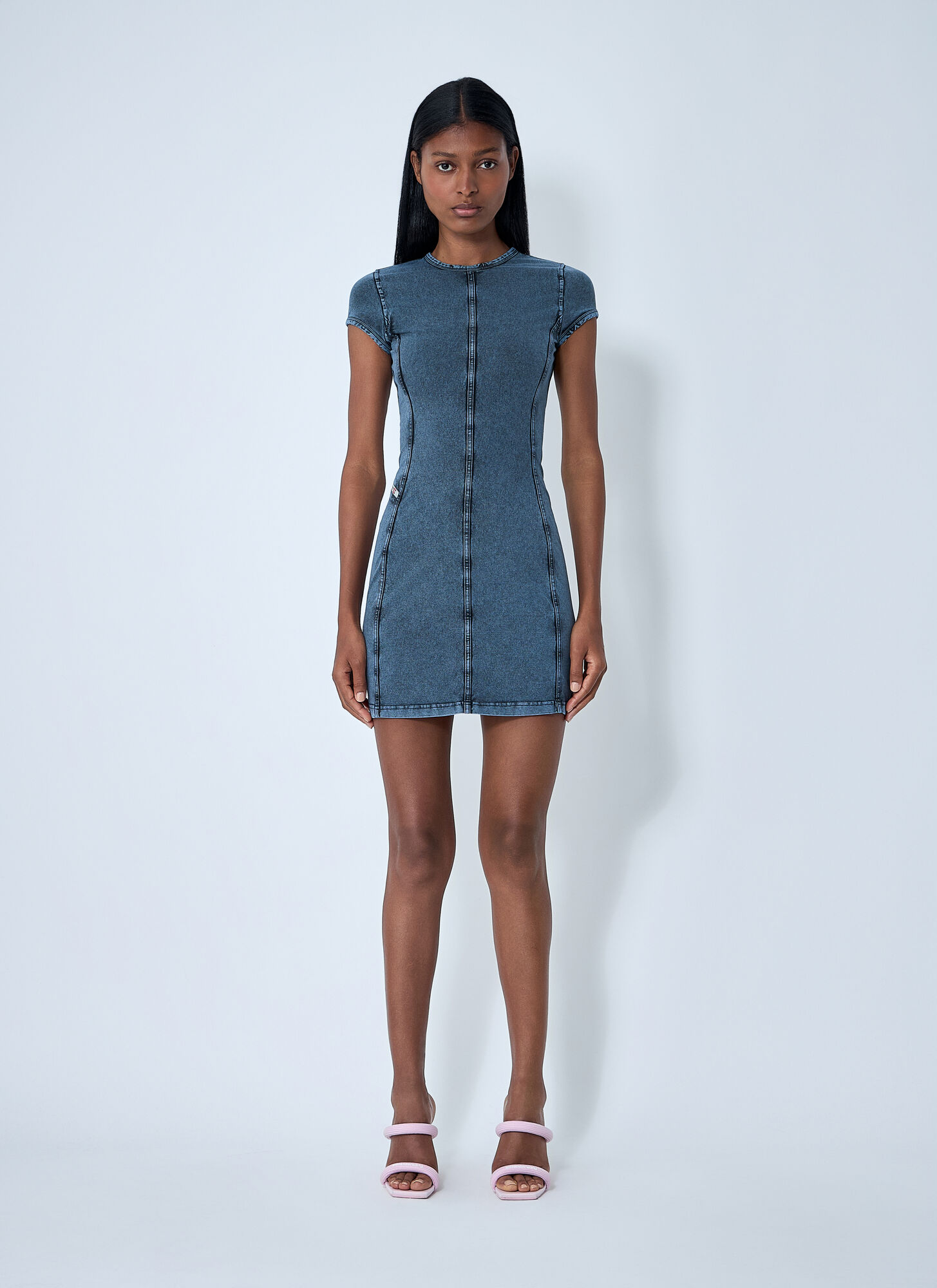 Diesel D-cupseleeves Dress – Woman Dresses Denim L