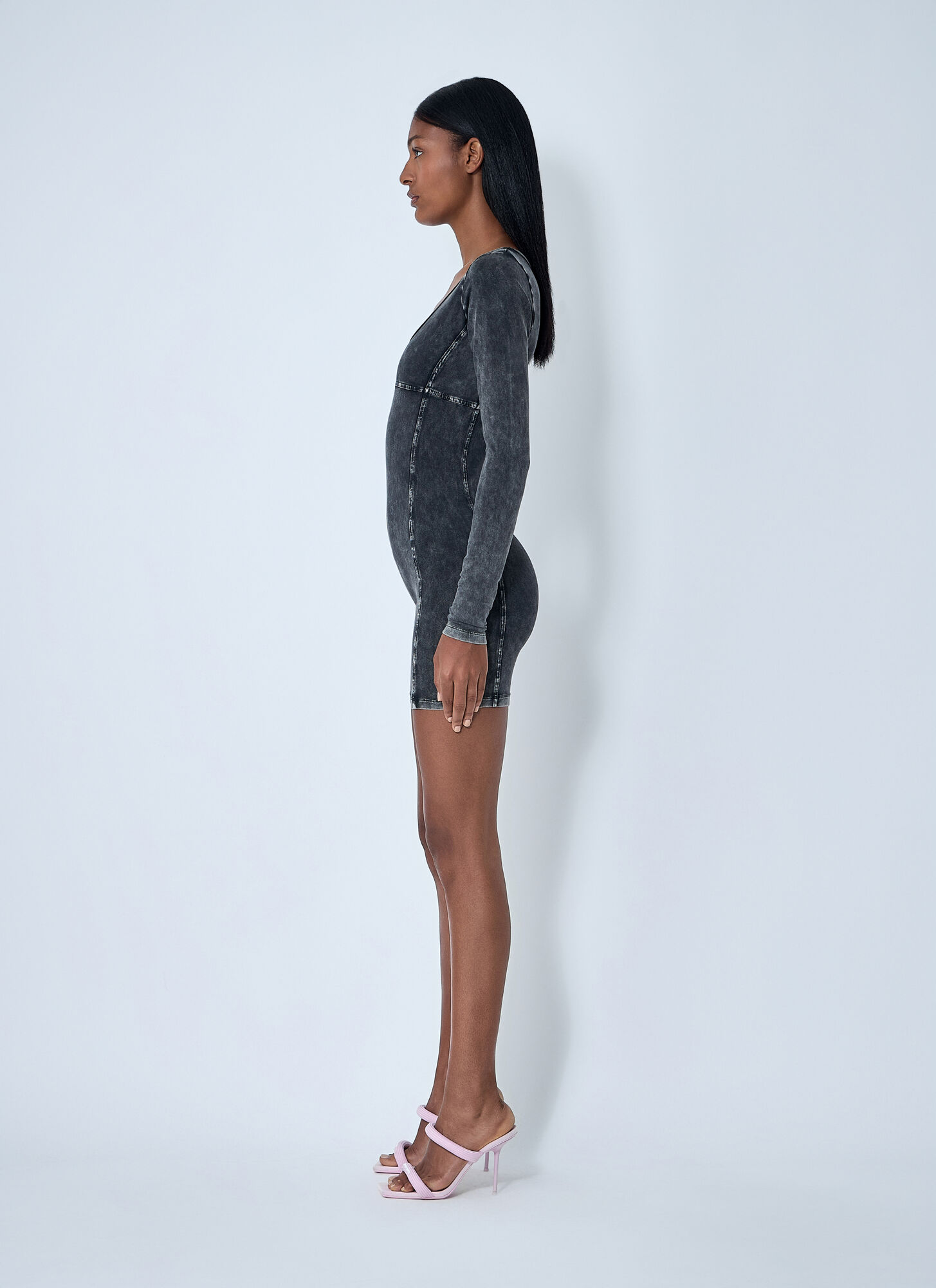  Diesel Diesel Karim-dnm Jumpsuit - Frau Jumpsuits Black Xs 