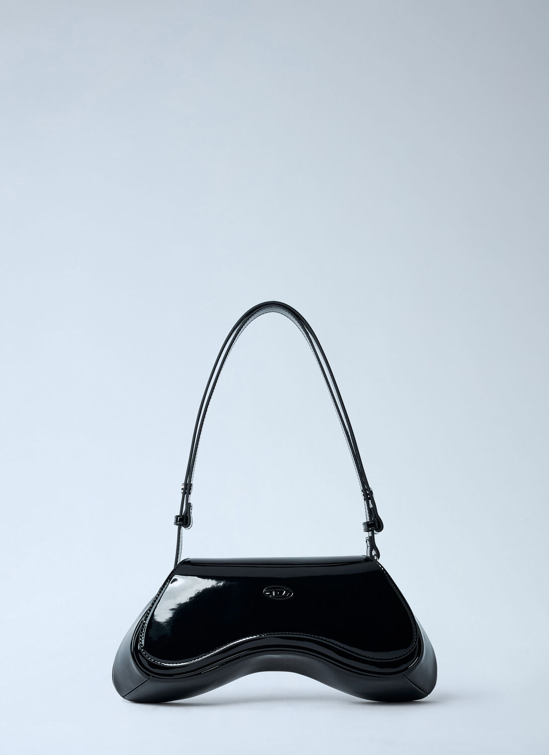 Diesel Women Play Shoulder Responsible Bag In Black
