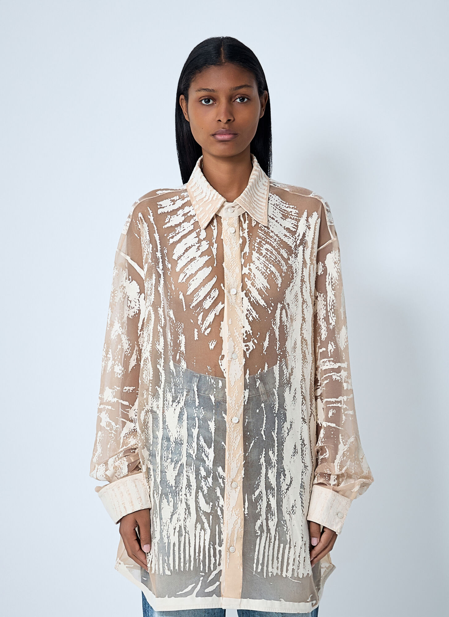 Diesel C-overy-qmbr Shirt In White