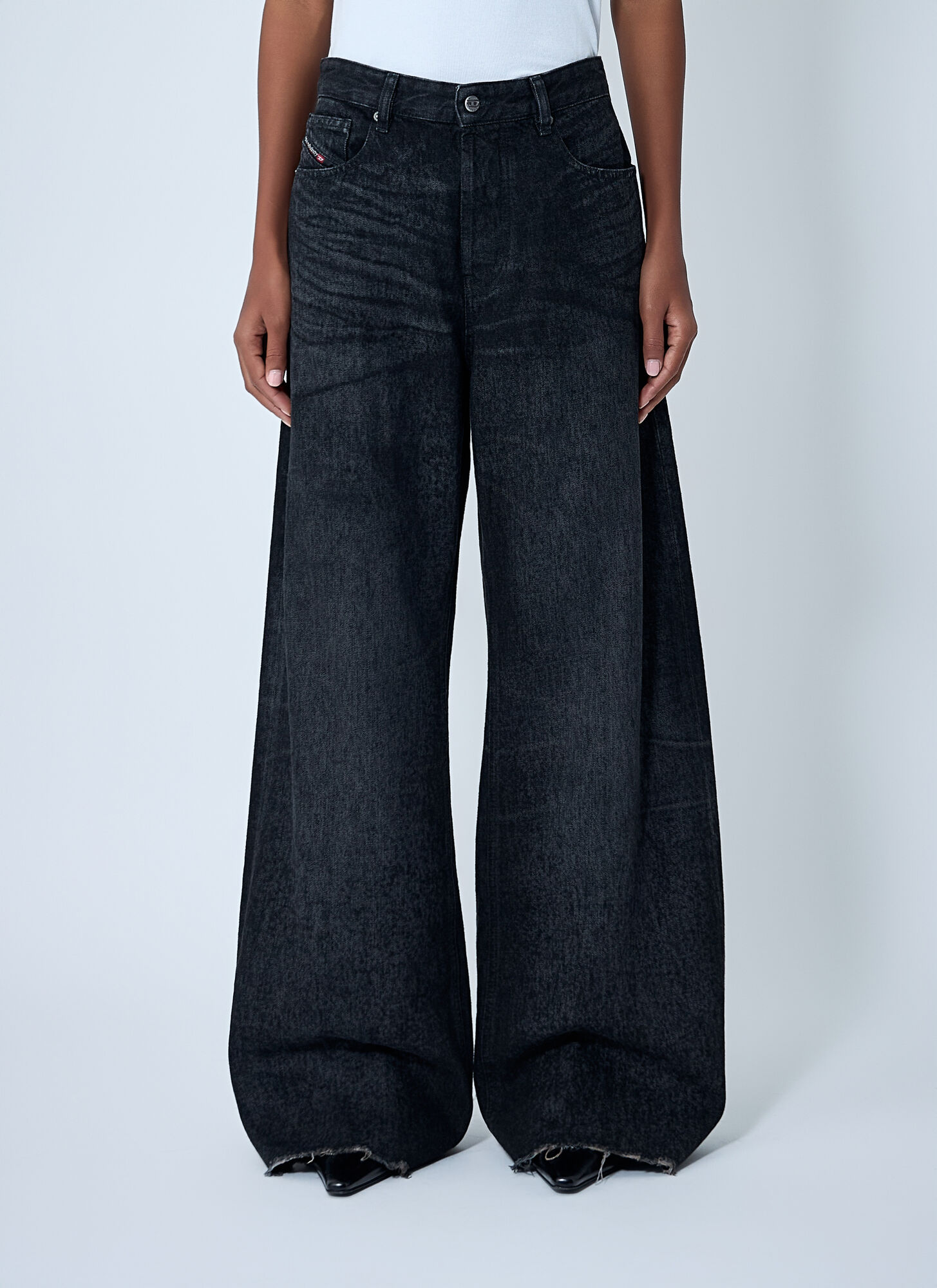 Diesel Women 1996 D-sire-fsh Jeans In Black