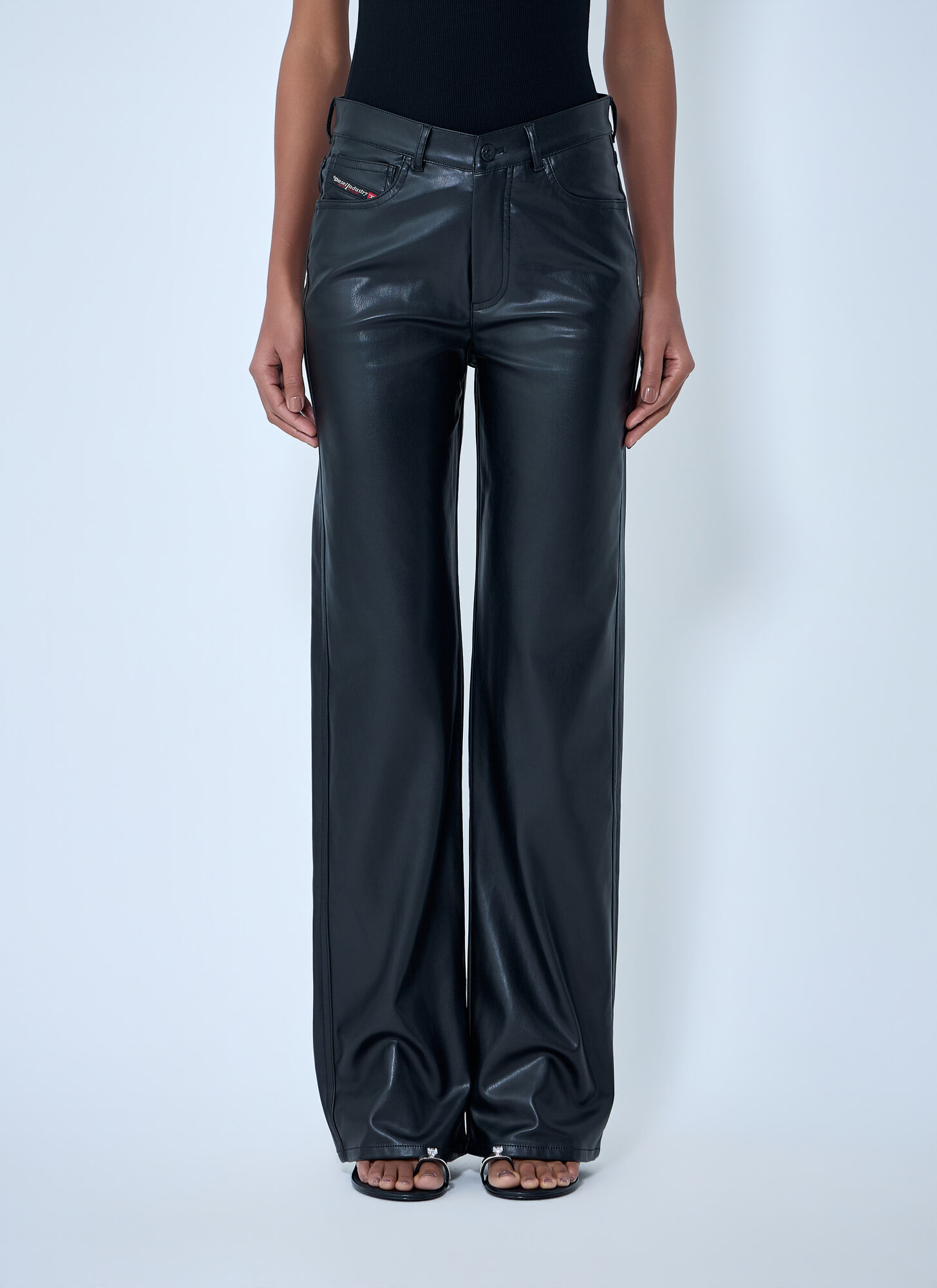Diesel P-Lain Pants - Woman Pants Black It - 42 - Immagine 1