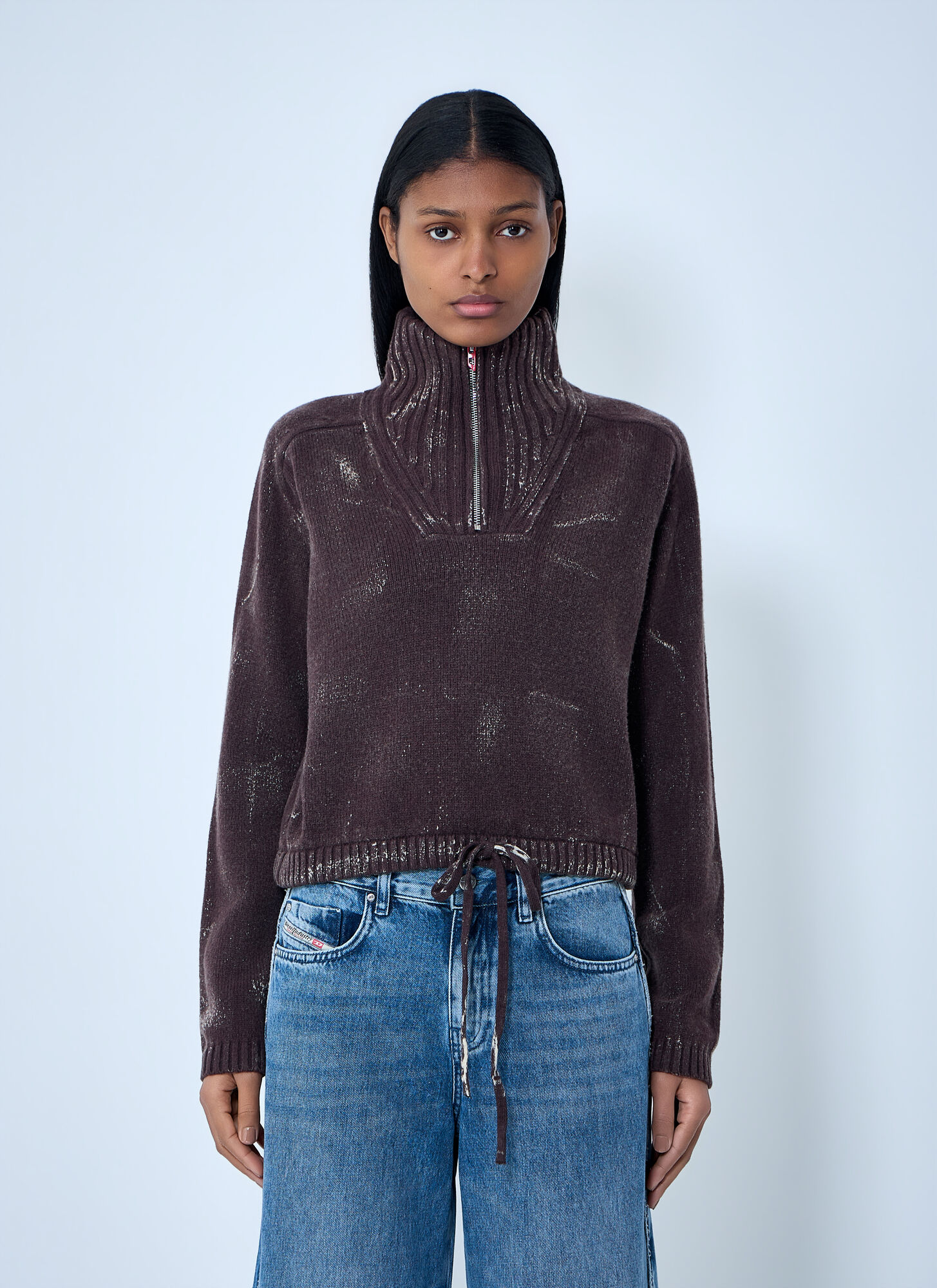 Diesel M-Marcellette 毛衣 - Female 卫衣 Brown M