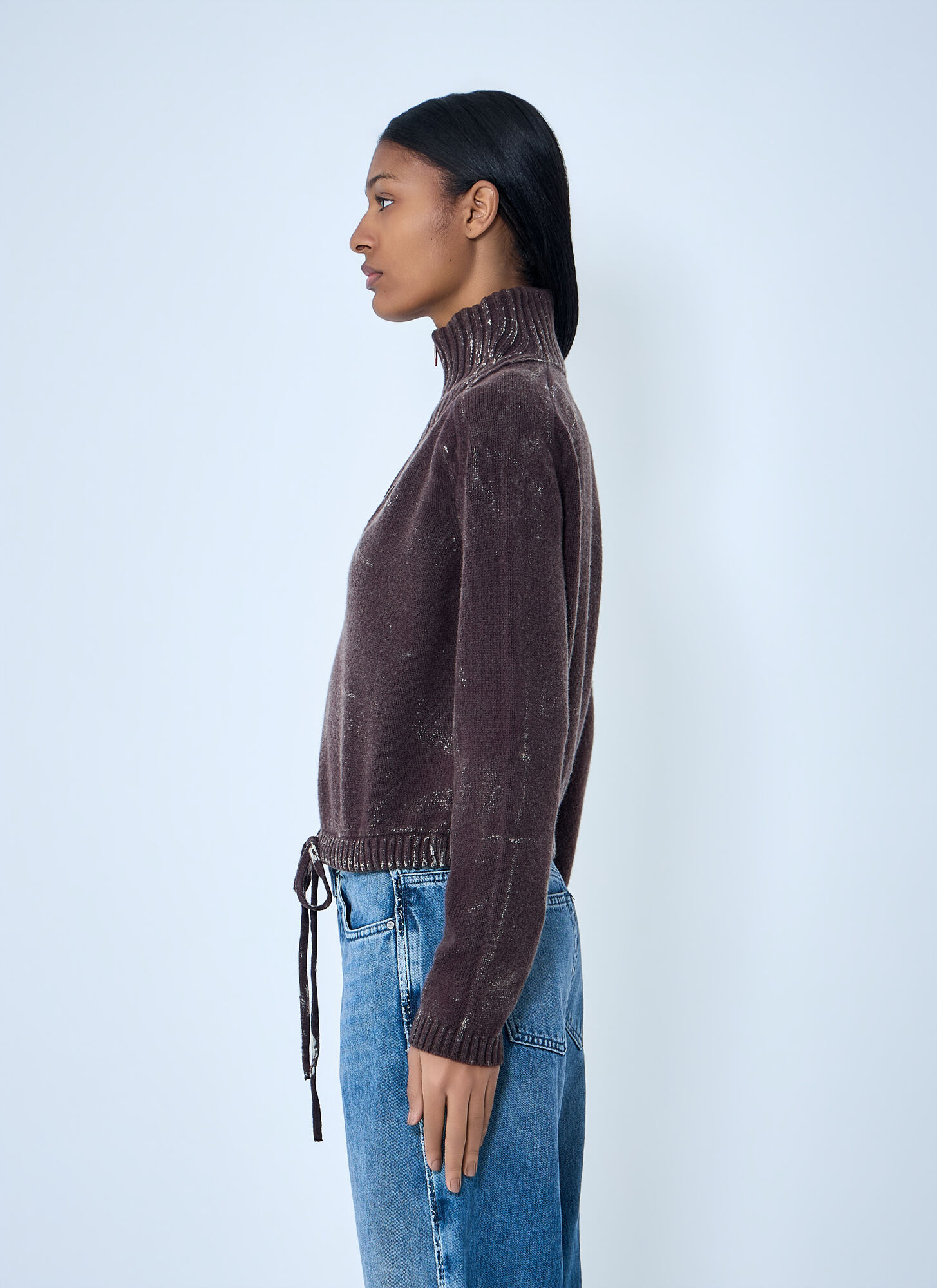  Diesel Diesel M-marcellette Sweater - Frau Sweatshirts Brown Xs 