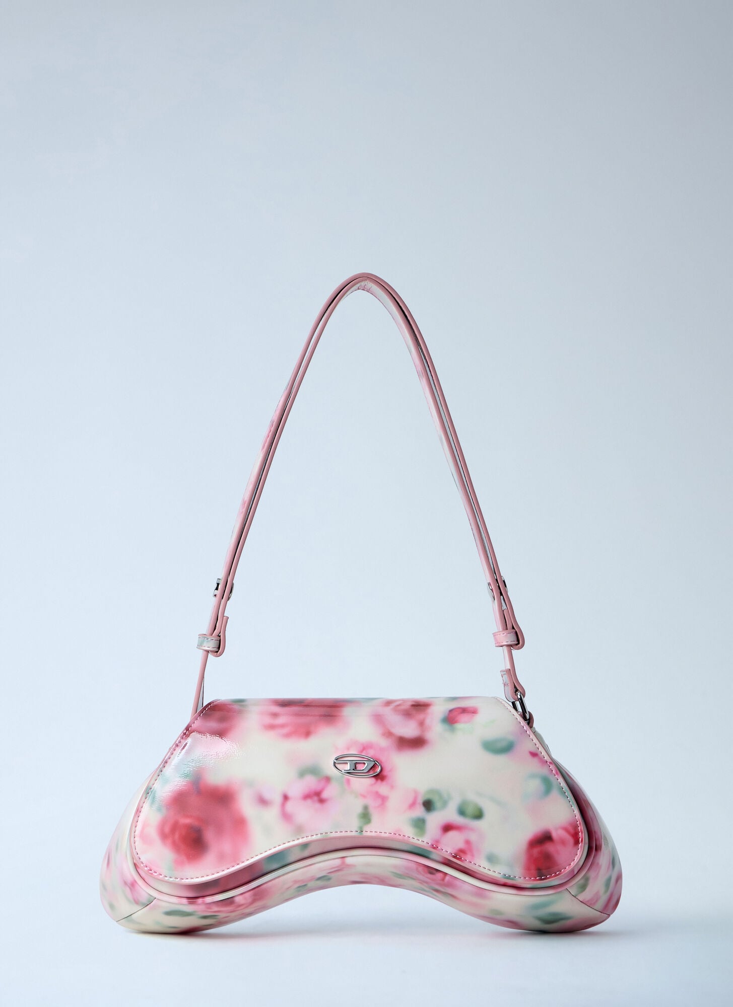 Diesel Donna Bianco Play Shoulder Bag - Woman Shoulder Bags One Size