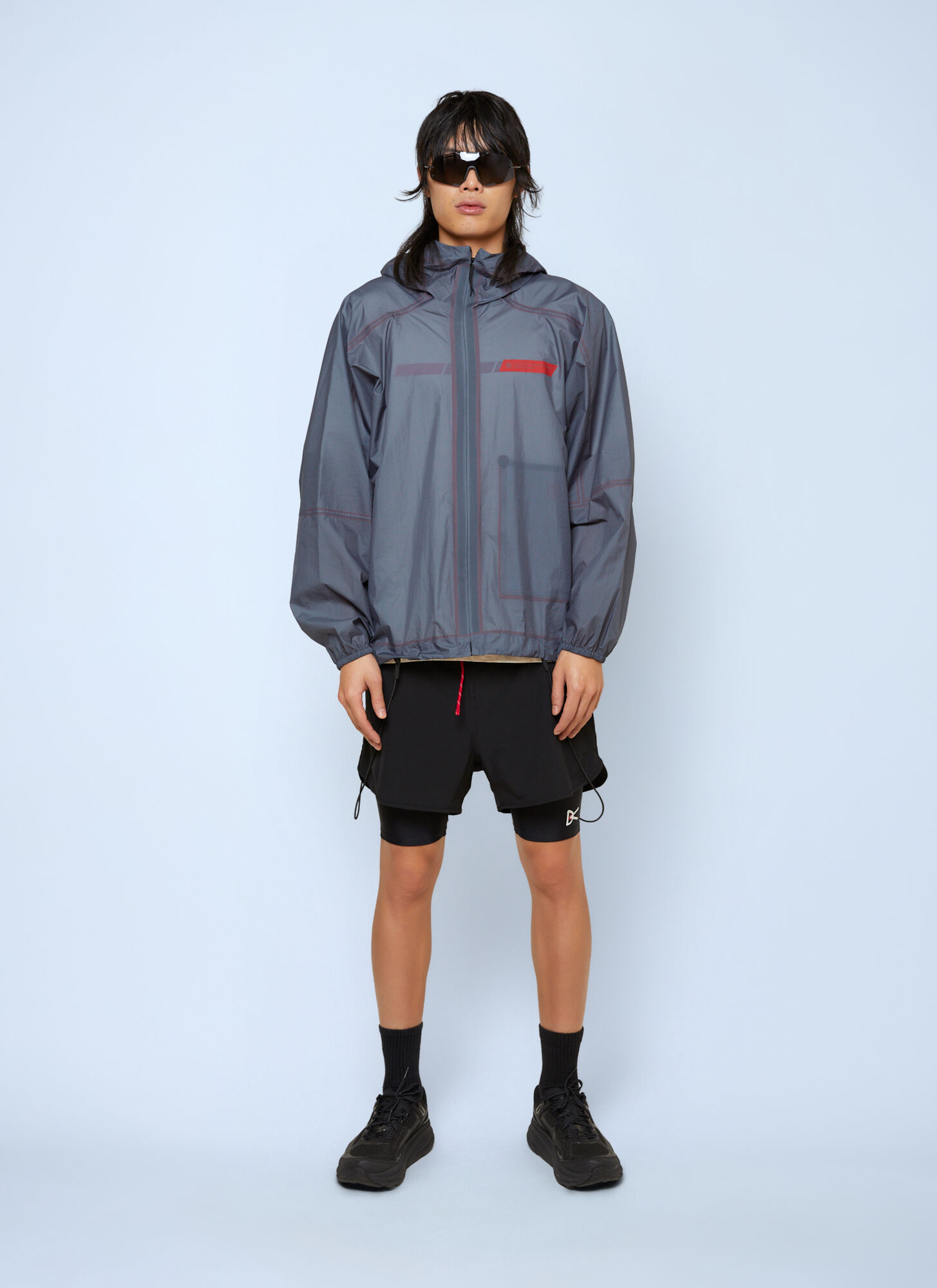  District Vision X Massimo Osti District Vision X Massimo Osti Technical Shell Jacket - Mann Jacken Navy M 