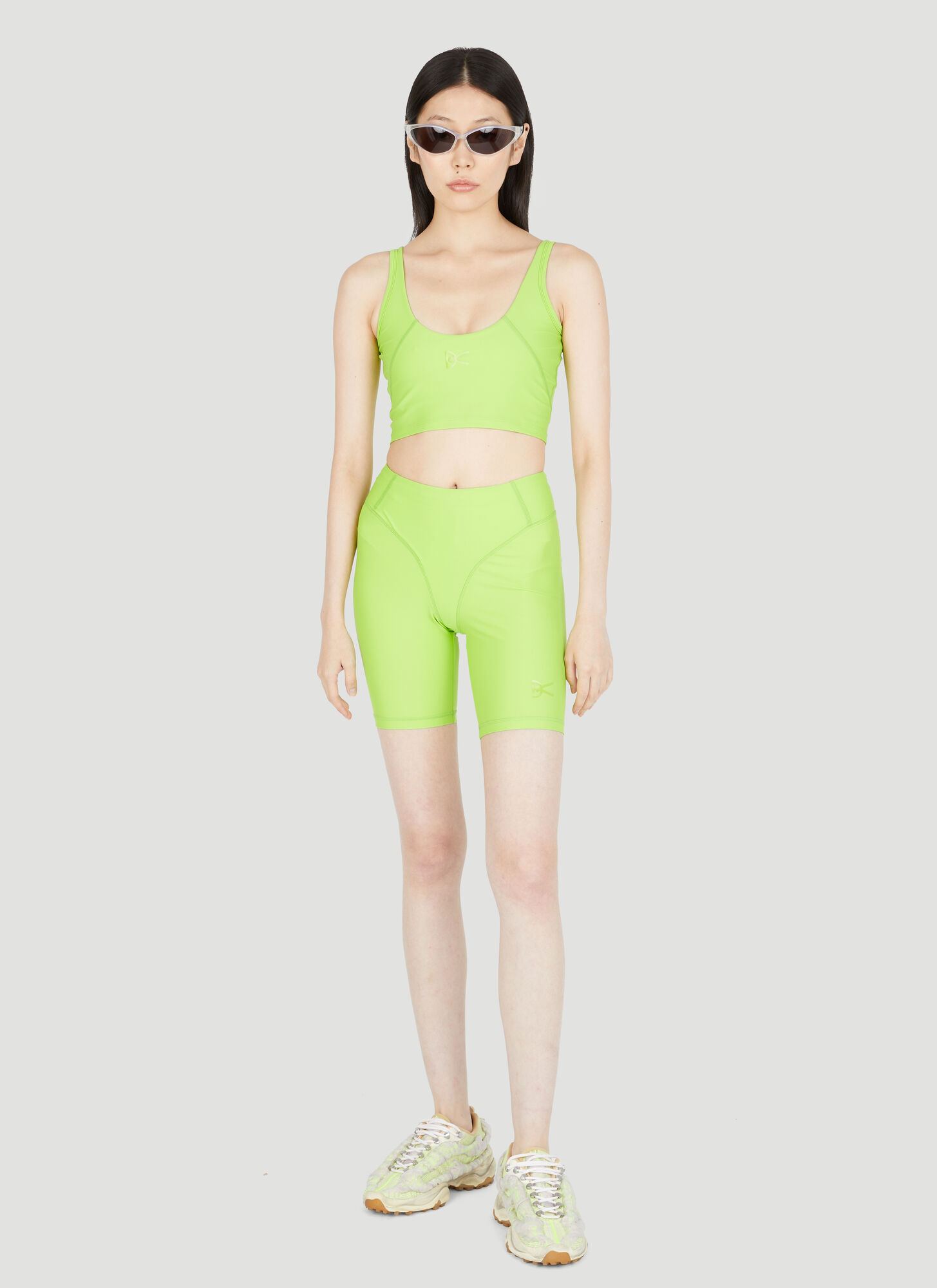  District Vision District Vision Long Line Sports Bra - Frau Tops Green Xs 