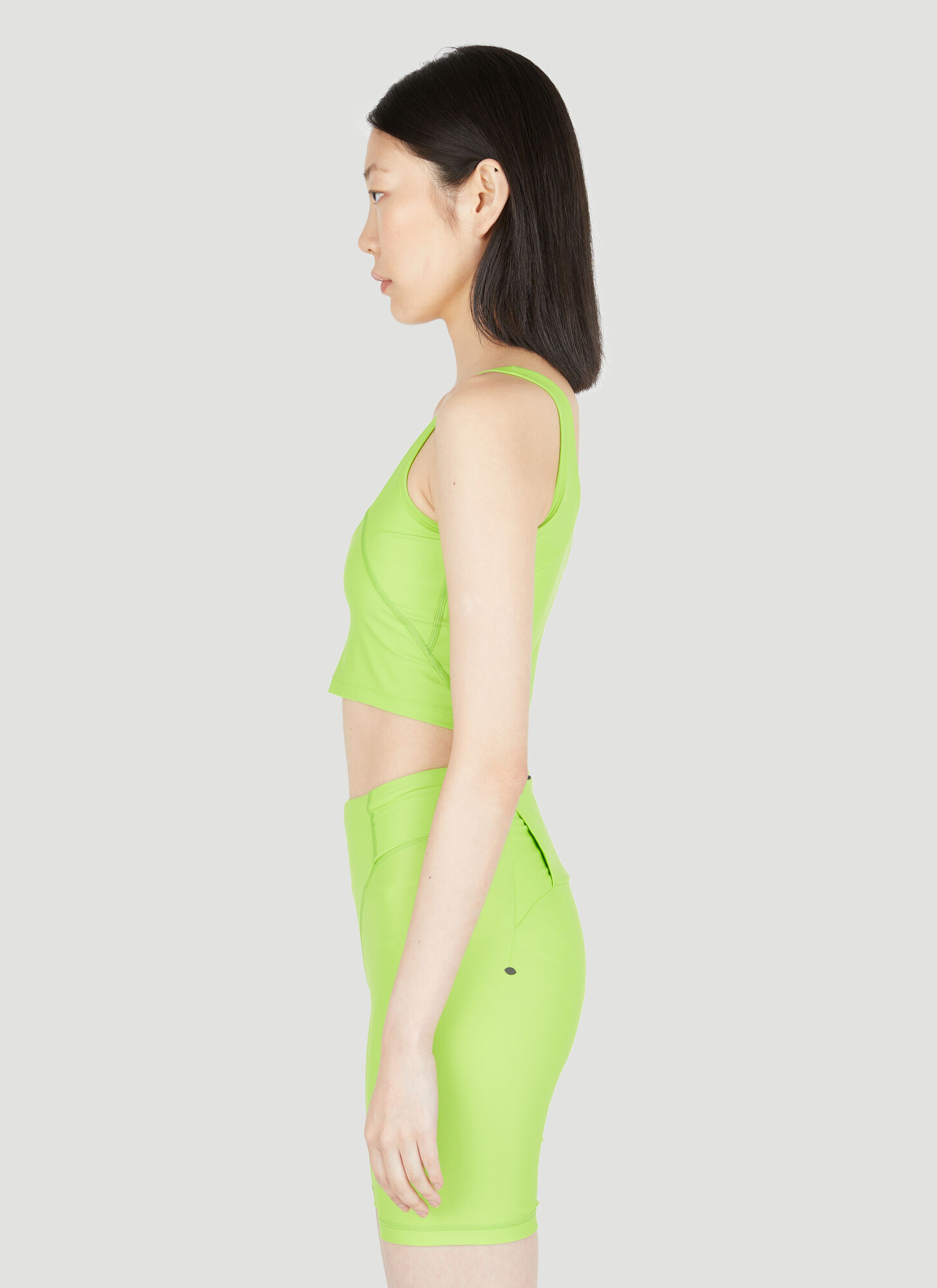  District Vision District Vision Long Line Sports Bra - Frau Tops Green Xs 